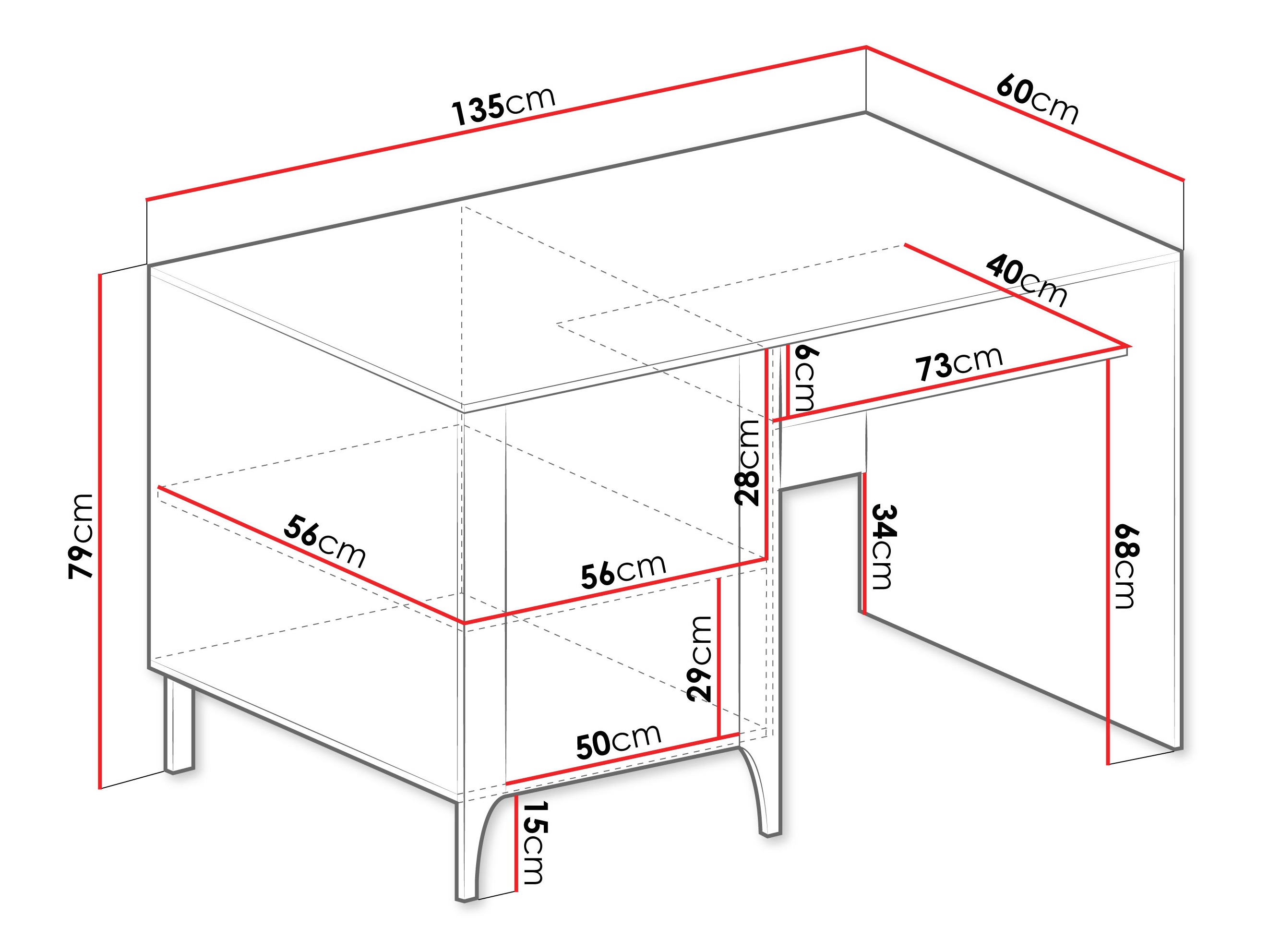Desk Mavtoru 108 (Black)