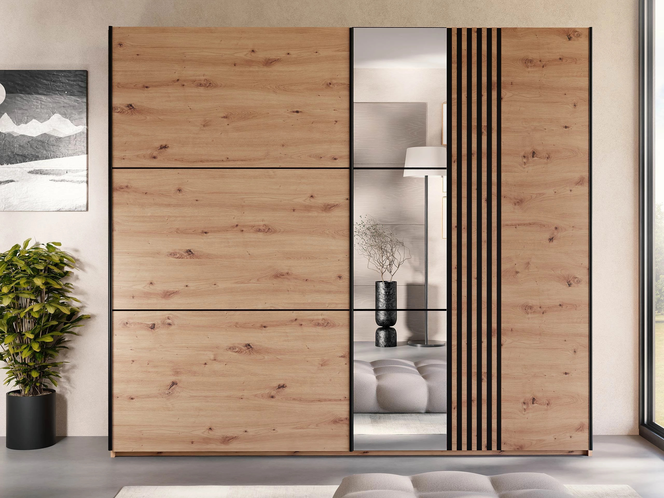 Wardrobe Honolulu 254 (Artisan oak)