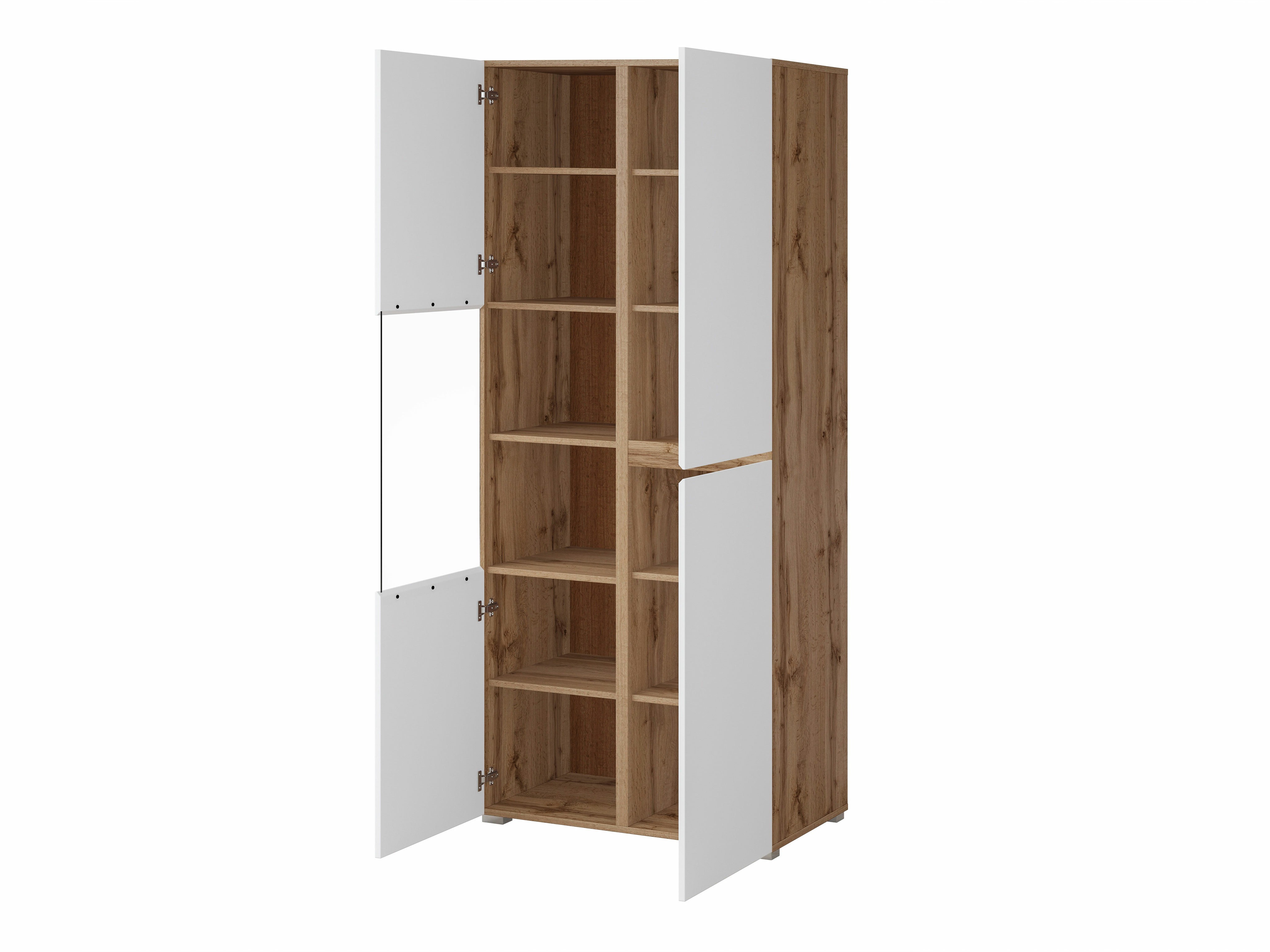 Bookcase Alfere 110 (Wotan Oak + White)