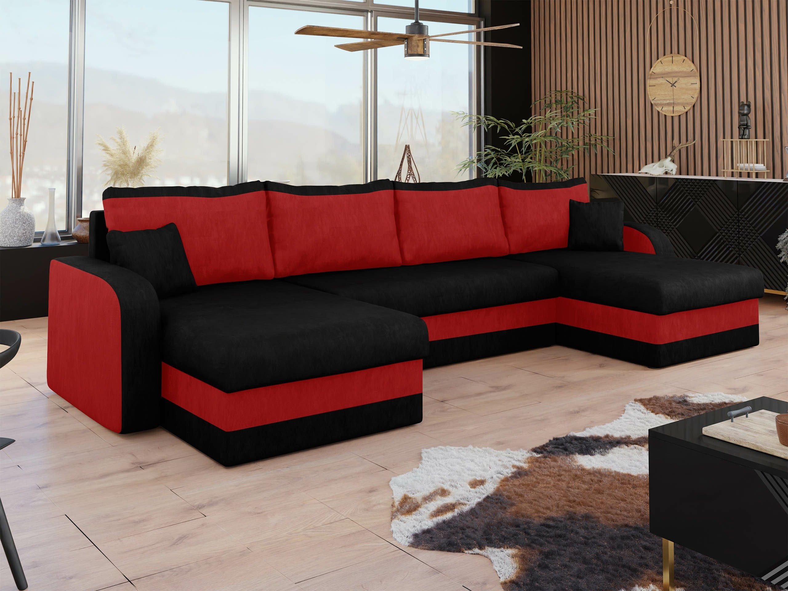 Corner sofa Comfivo Melissa IV (Mikrofaza 15 + Mikrofaza 22)