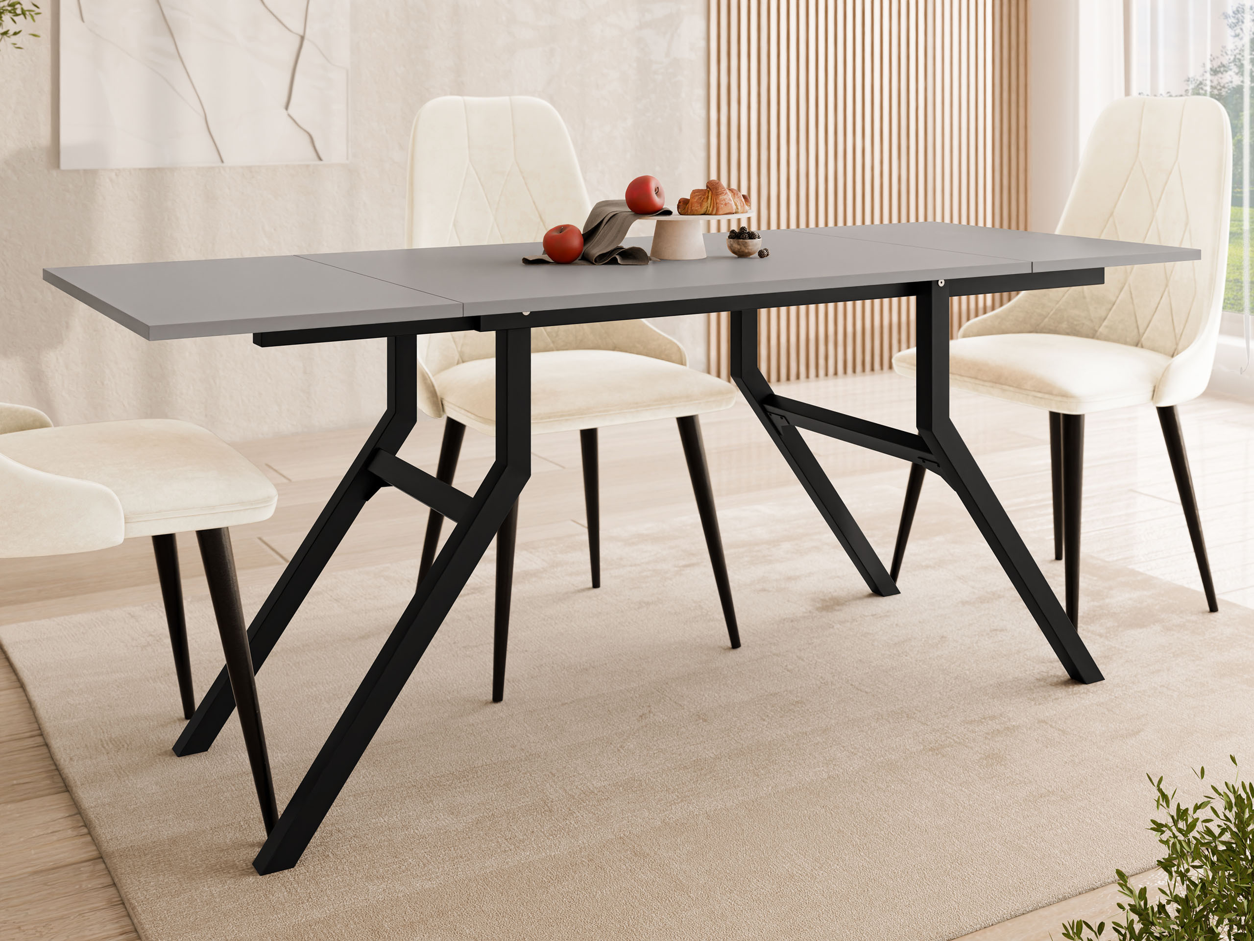 Coffee table transformer Oswego 151 (Graphite + Black)