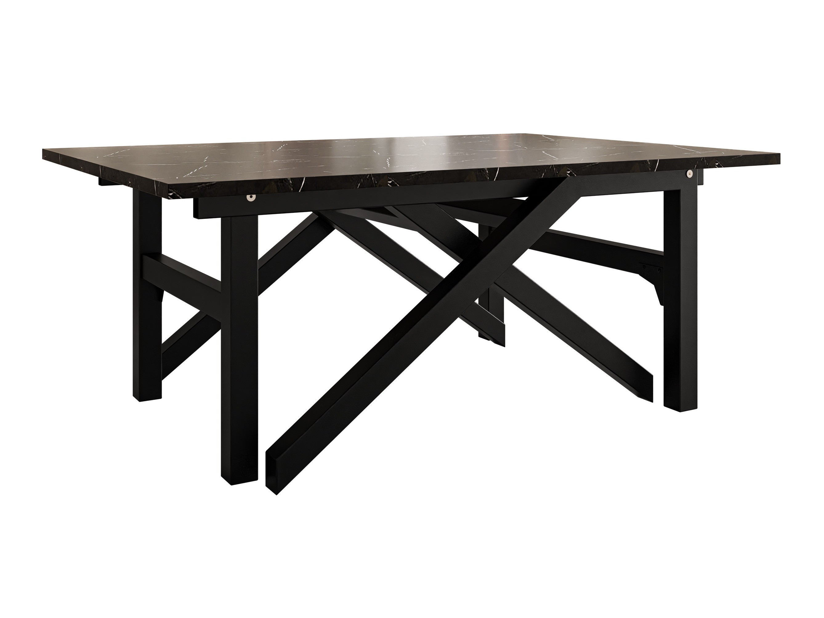 Transforming coffee table Oswego 151 (Black marble + Black)