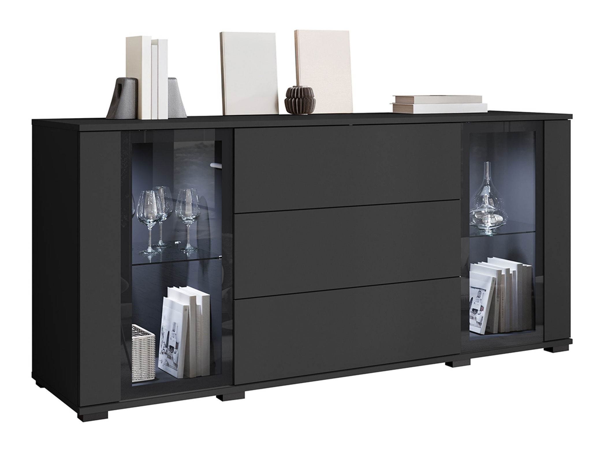 Chest of drawers Torcame 101 (Black)
