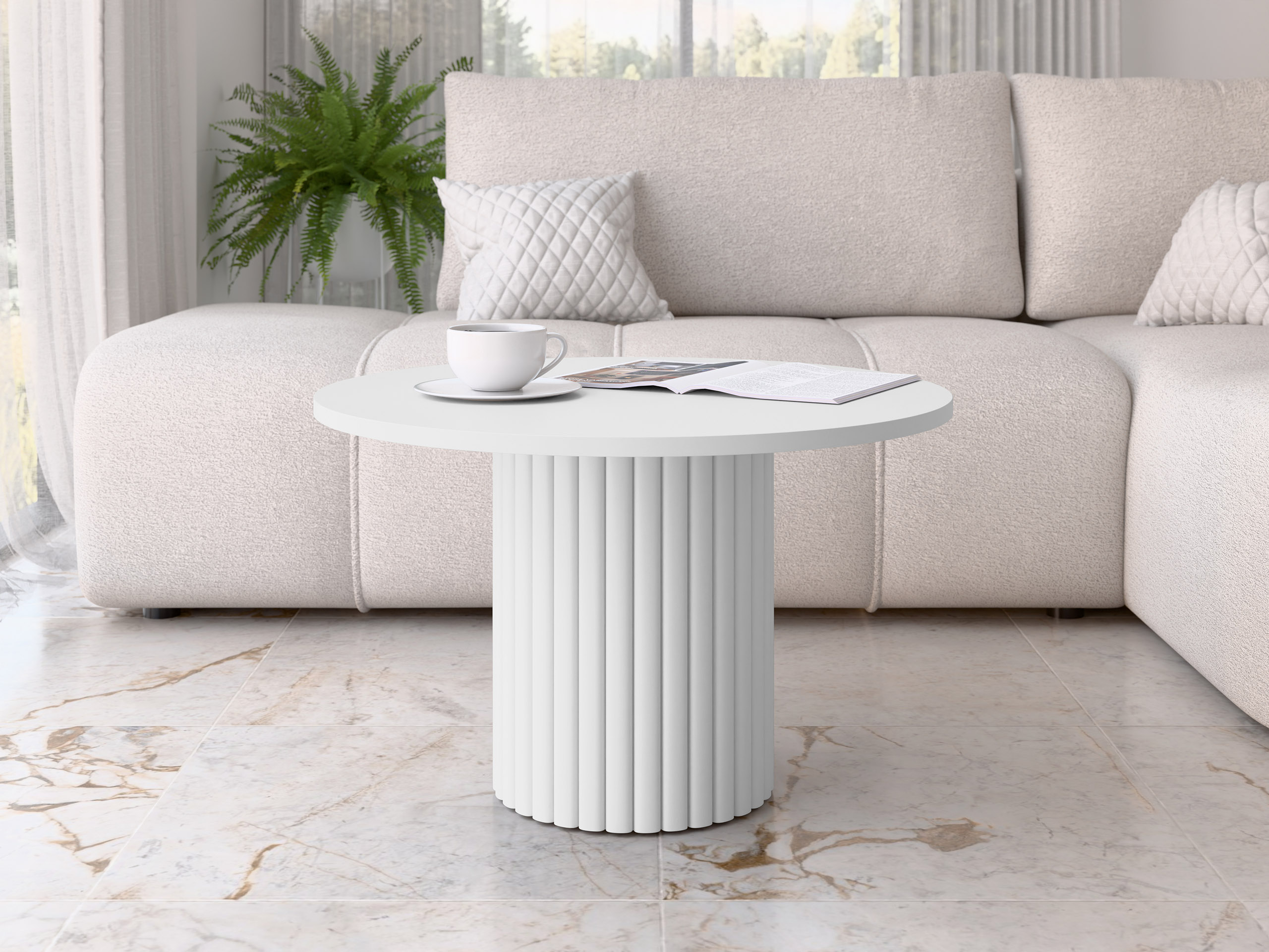Coffee table Dearborn 107 (White)