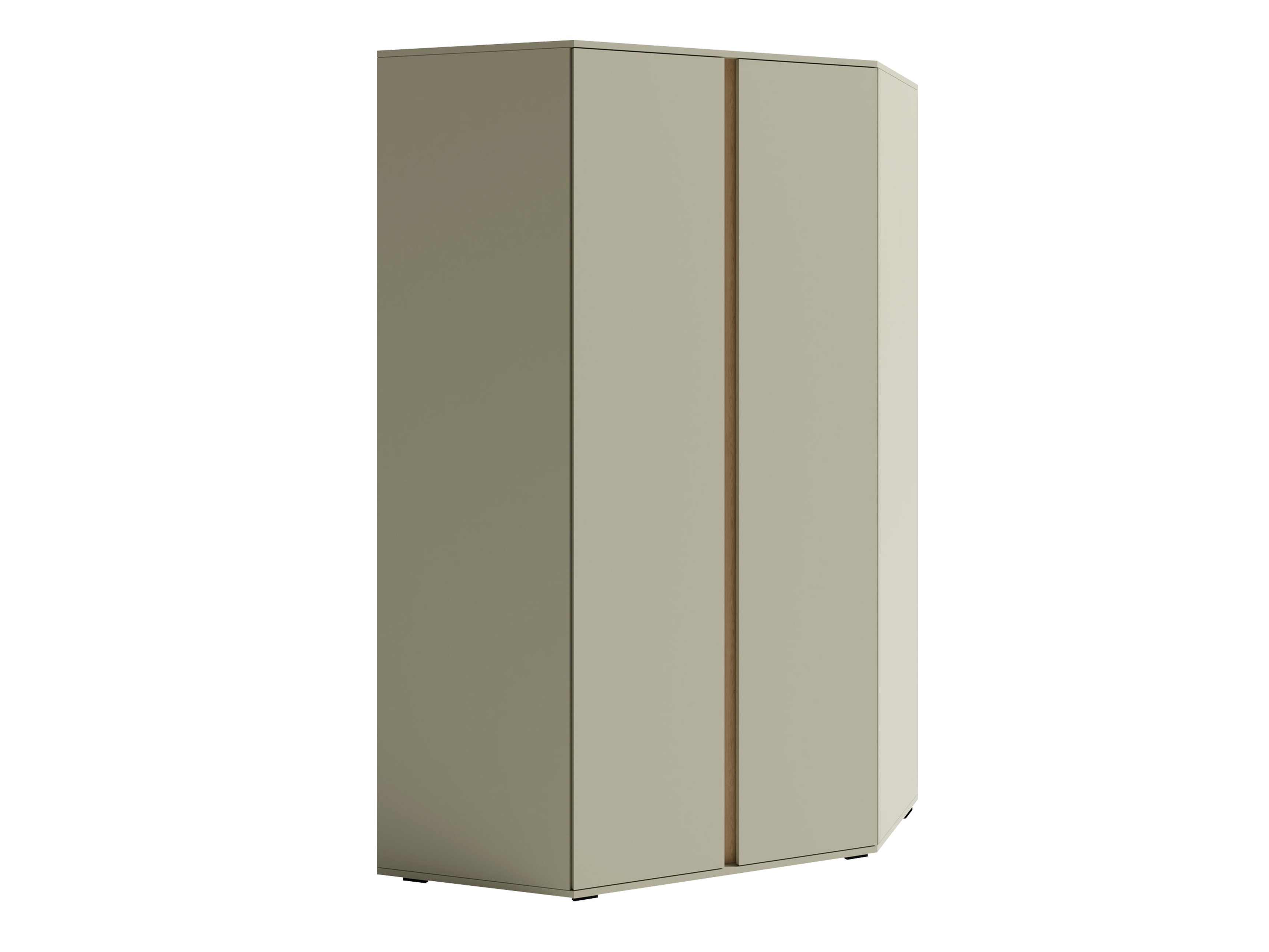 Corner wardrobe Fiosono 101 (Eucalyptus + Oak)