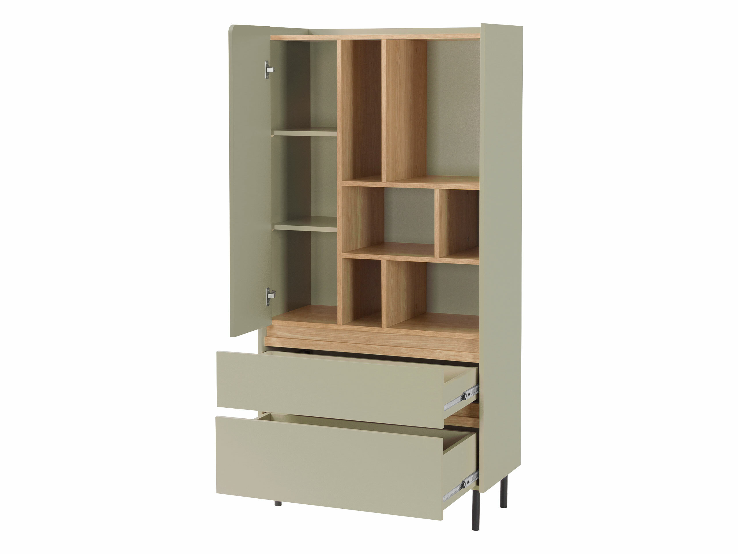 Bookcase Fiosono 105 (Eucalyptus + Oak)