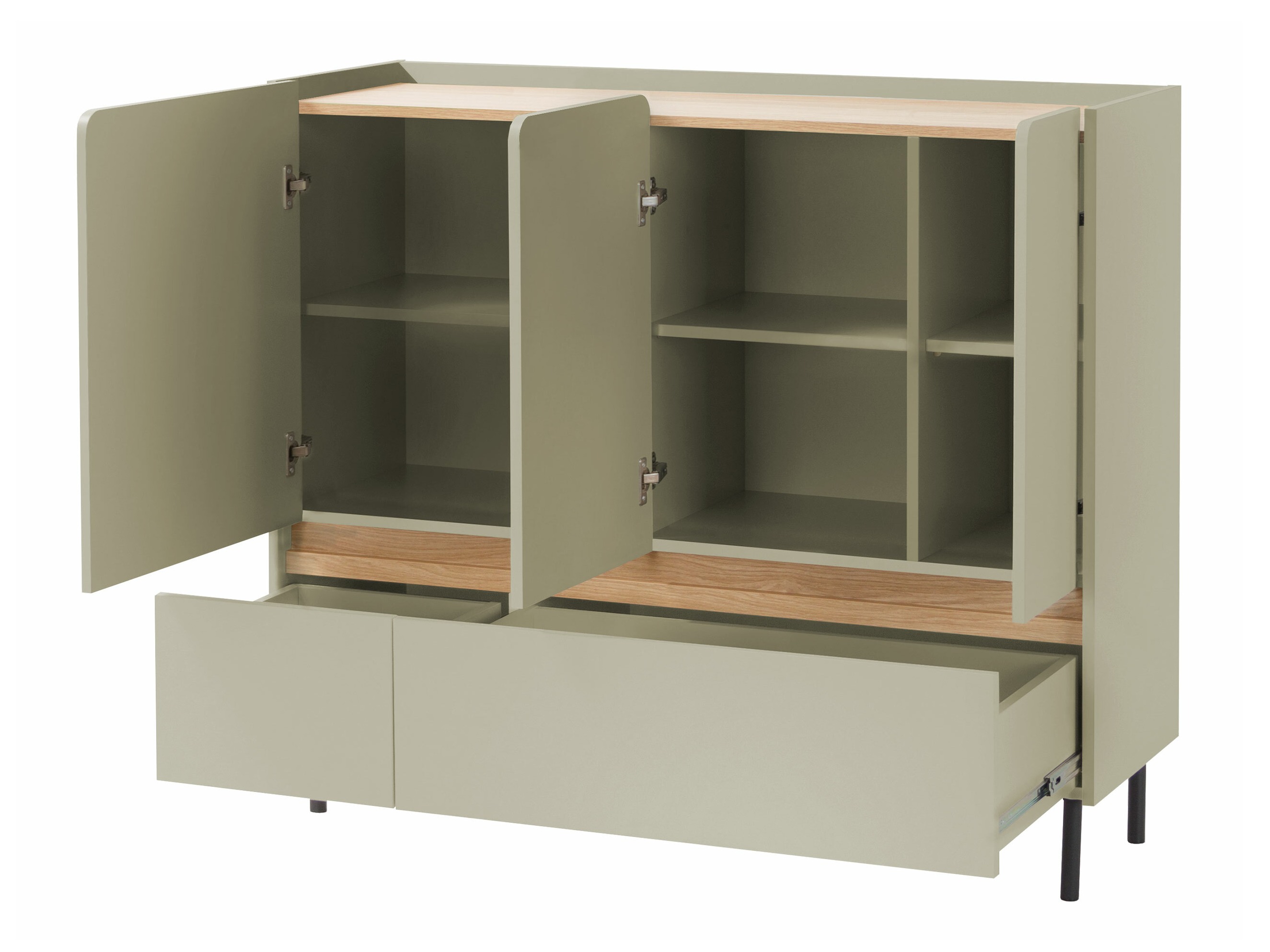 Chest of drawers Fiosono 106 (Eucalyptus + Oak)