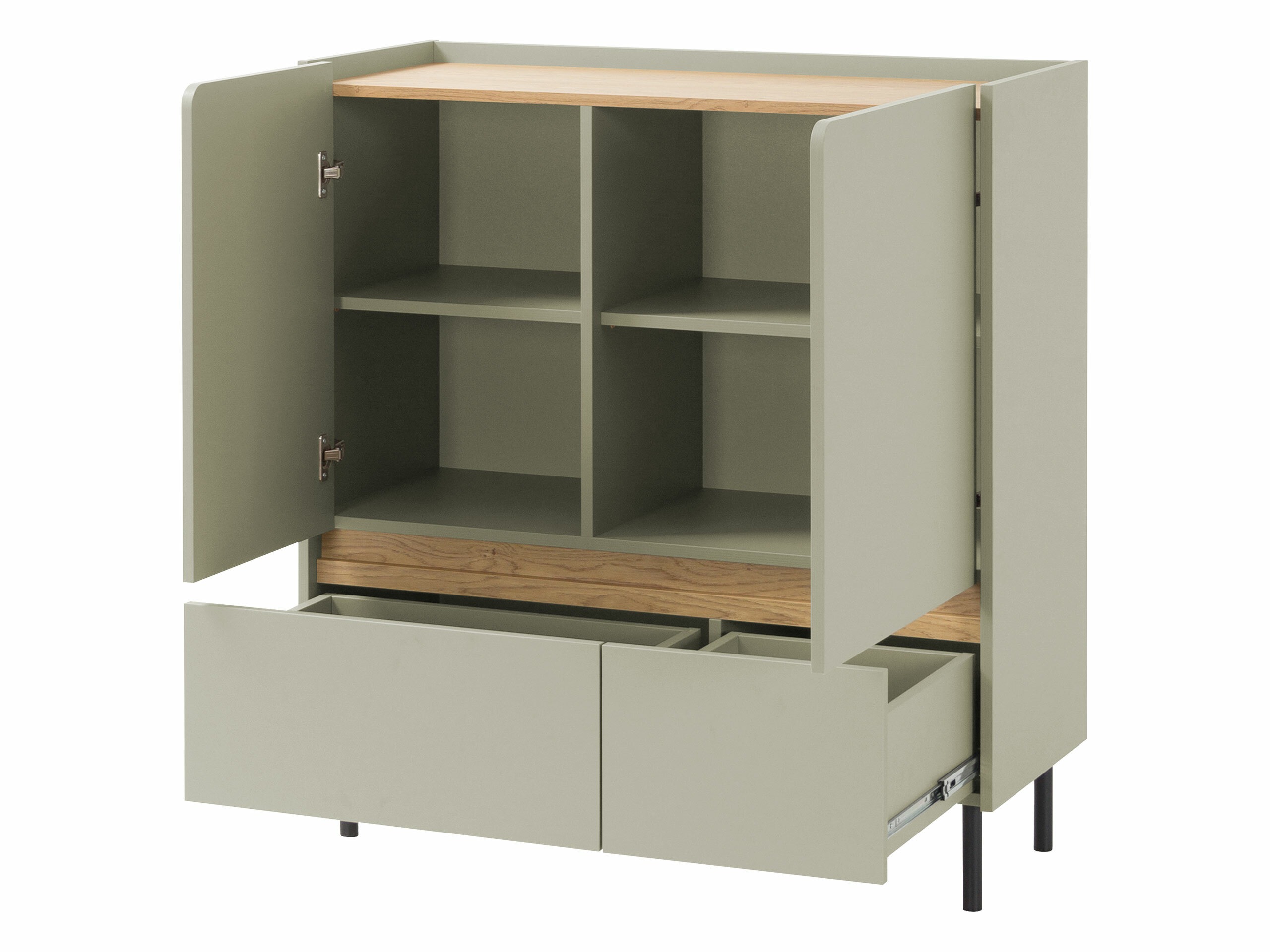 Chest of drawers Fiosono 108 (Eucalyptus + Oak)
