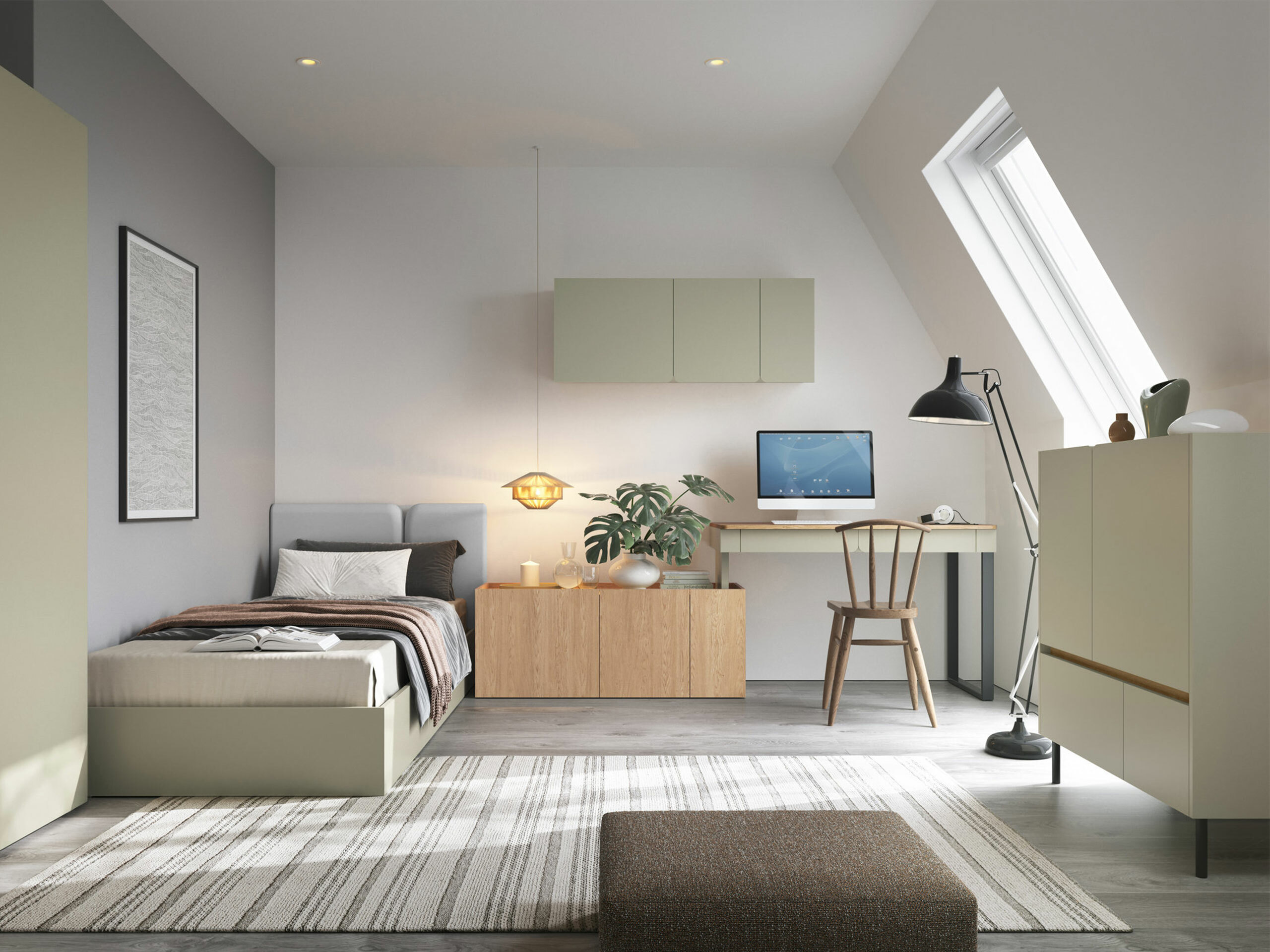 Wall cabinet Fiosono 111 (Eucalyptus)