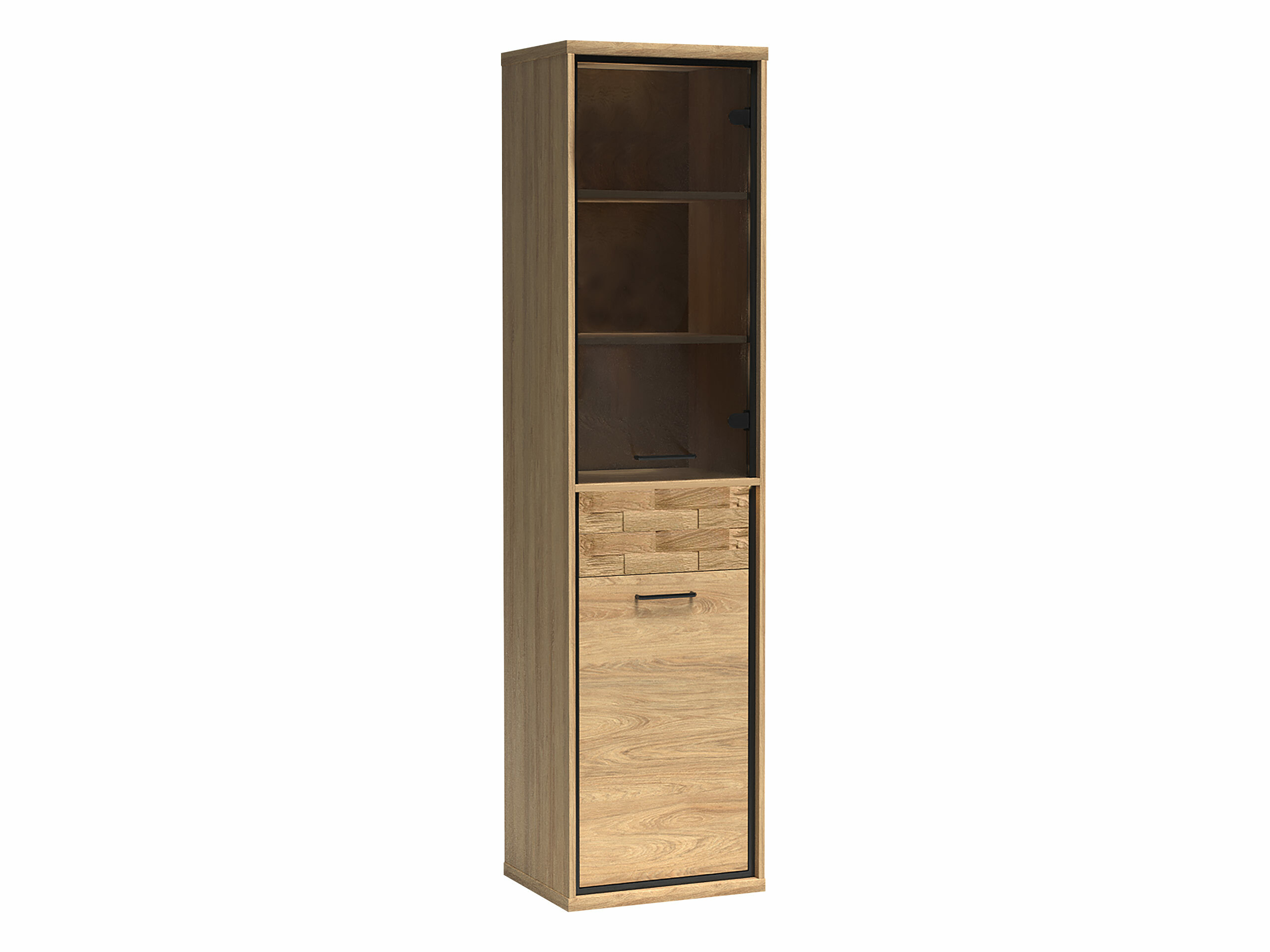 Bookcase Etrmoni 108 (Light wood + Oak)