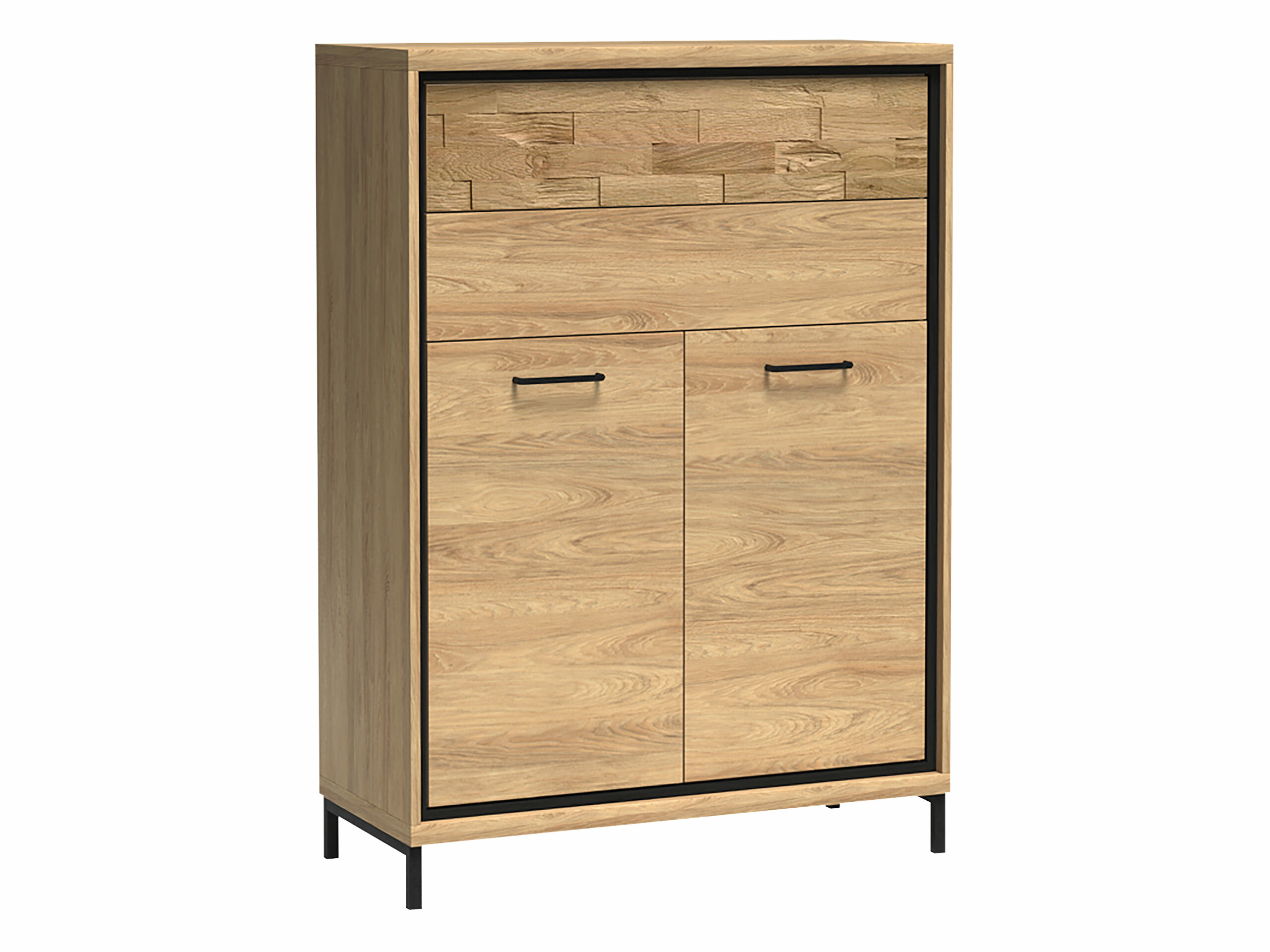 Chest of drawers Etrmoni 103 (Light wood + Oak)