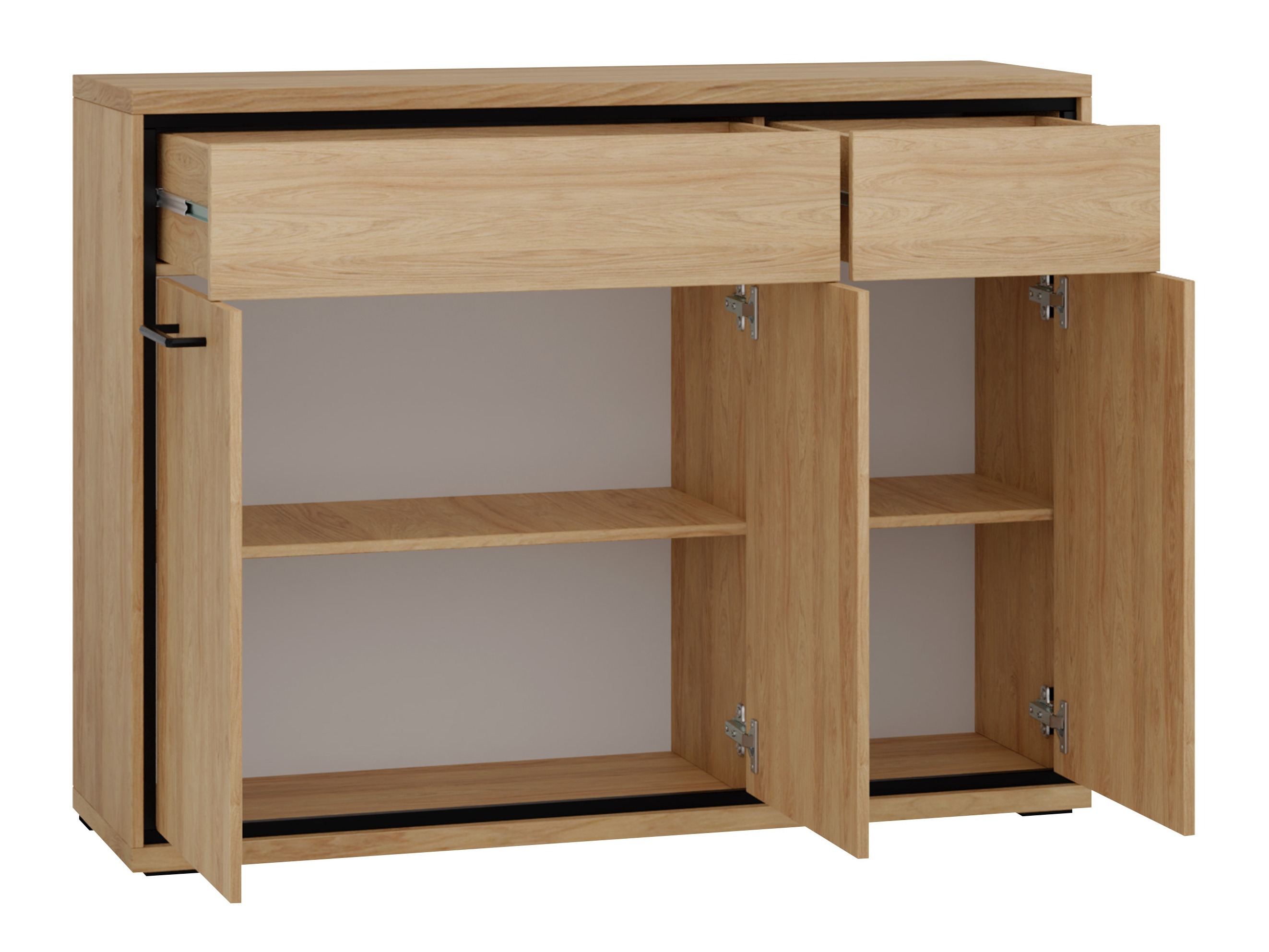 Chest of drawers Etrmoni 104 (Light wood + Oak)