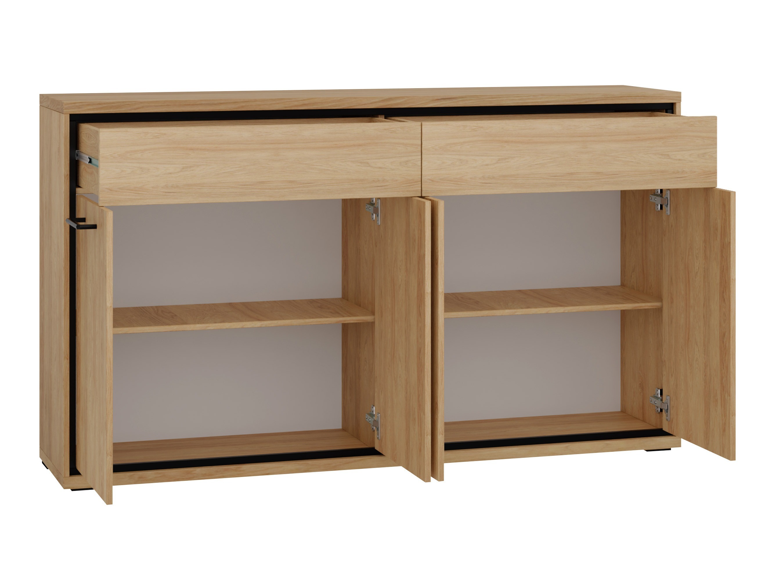 Chest of drawers Etrmoni 105 (Light wood + Oak)