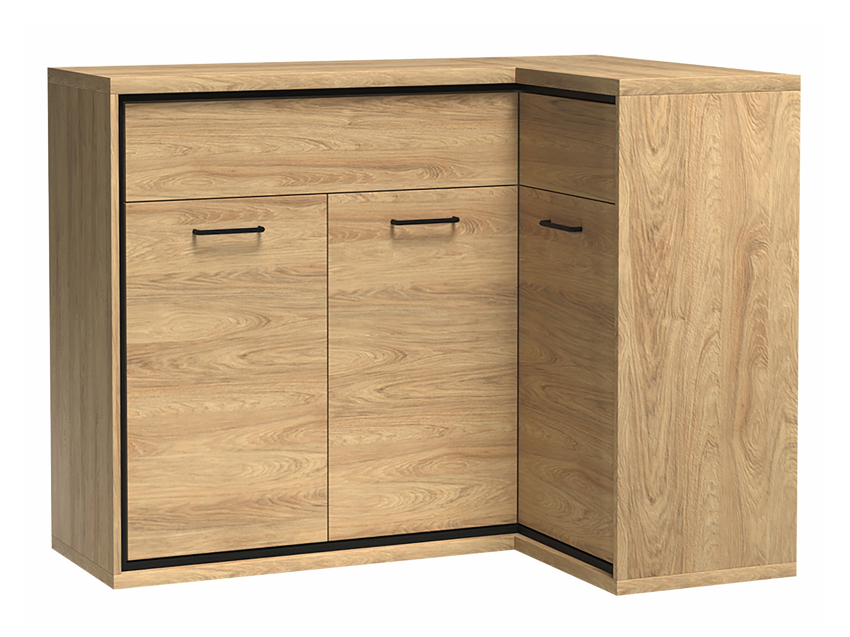 Corner chest of drawers Etrmoni 106 (Light wood)