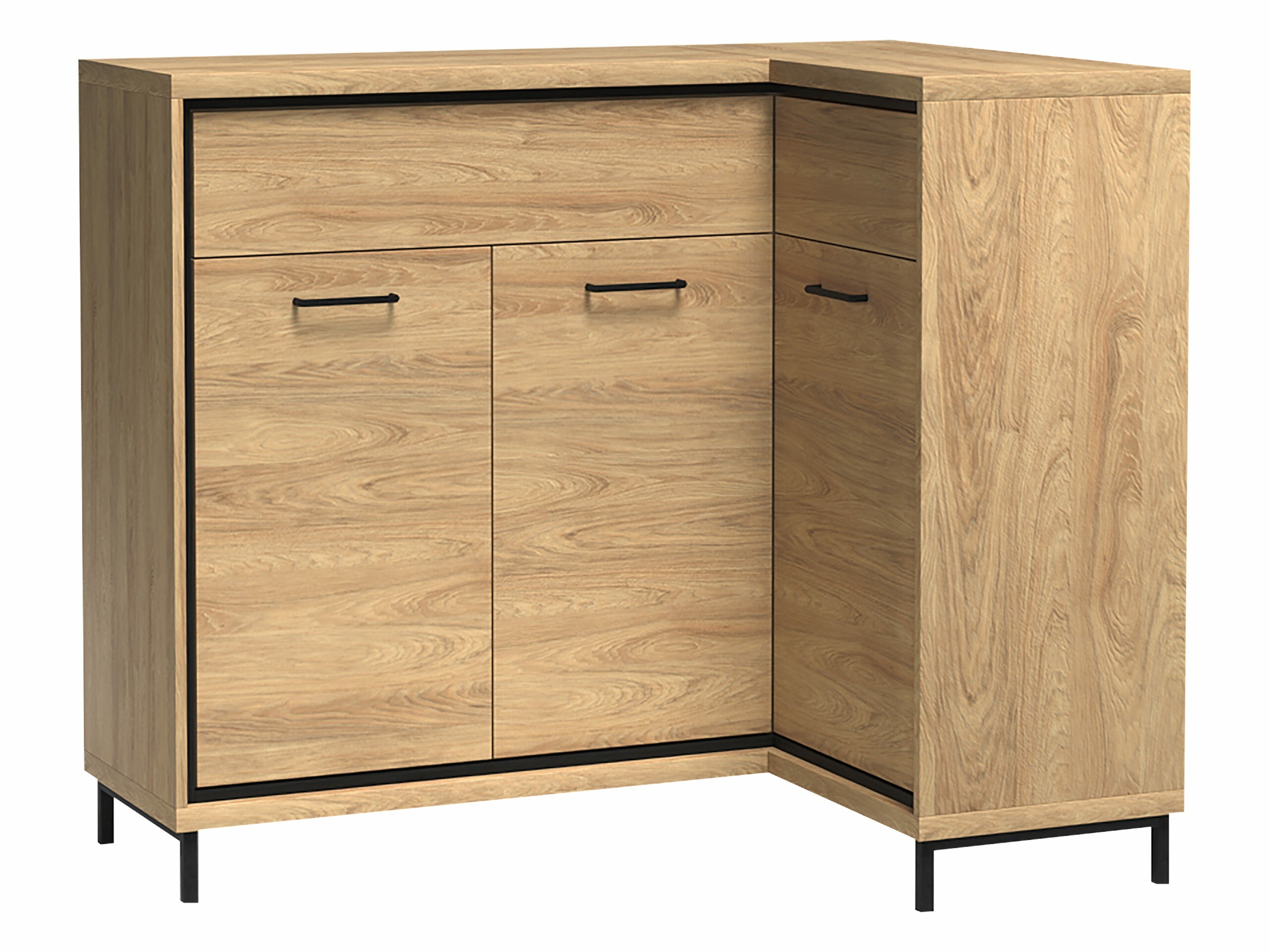 Corner chest of drawers Etrmoni 106 (Light wood)