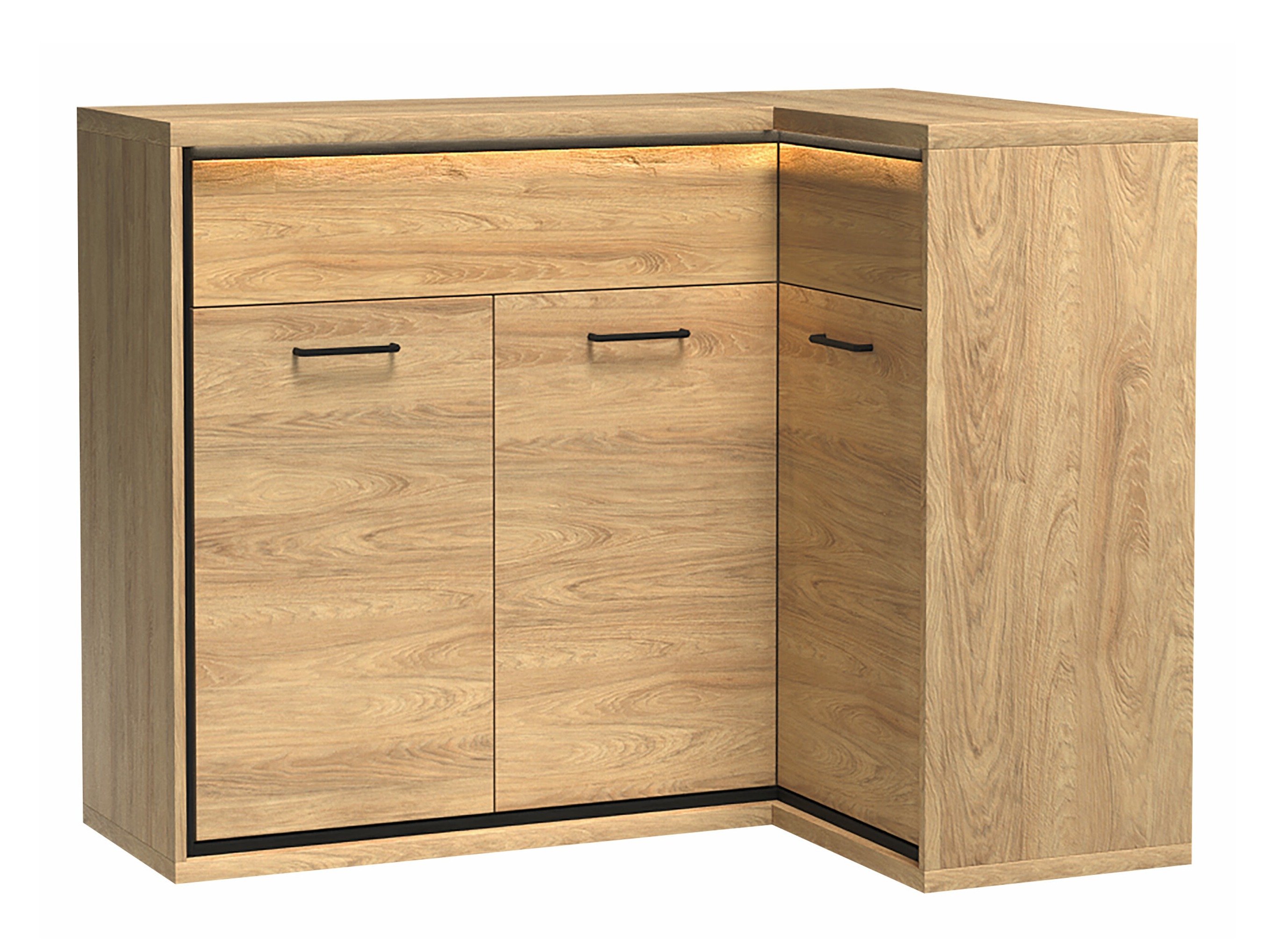 Corner chest of drawers Etrmoni 106 (Light wood)