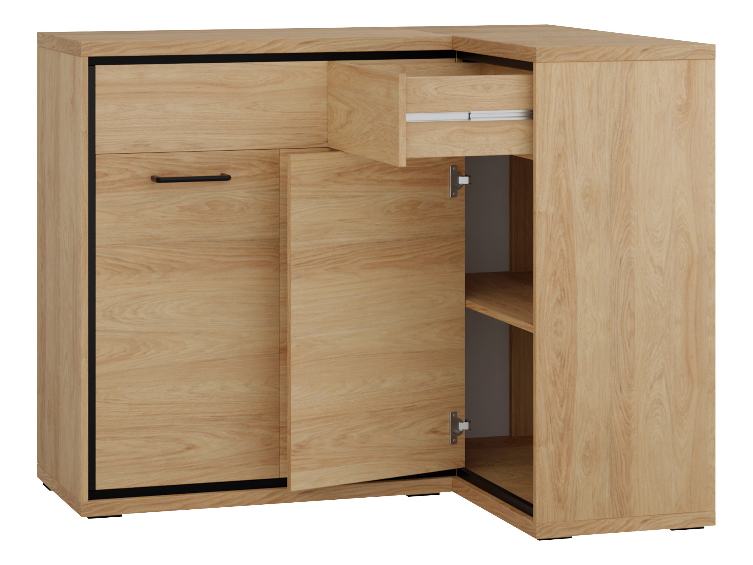 Corner chest of drawers Etrmoni 106 (Light wood)