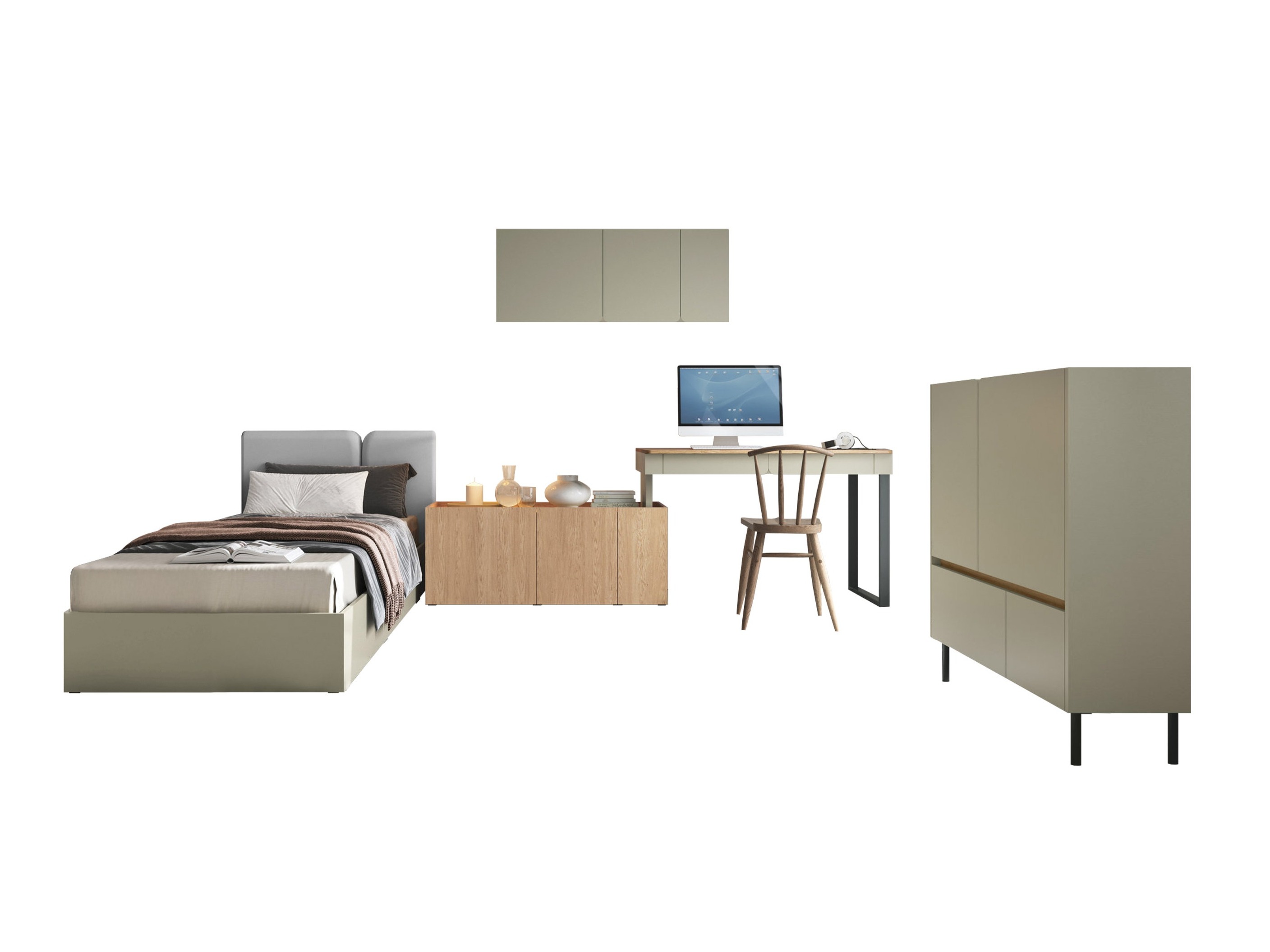 Furniture set Fiosono 115 (Eucalyptus + Oak)