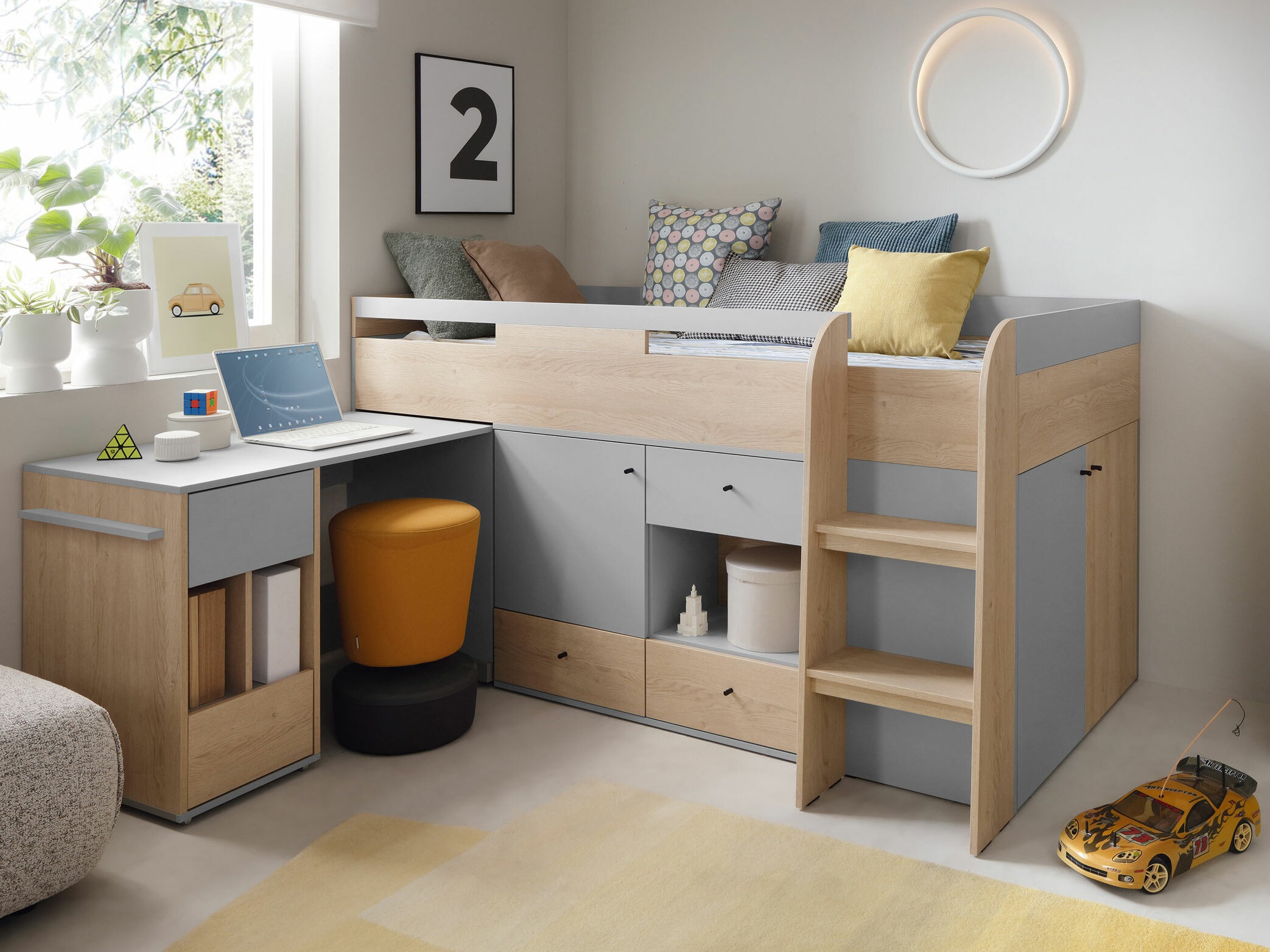 Loft bed Ciravie 107
