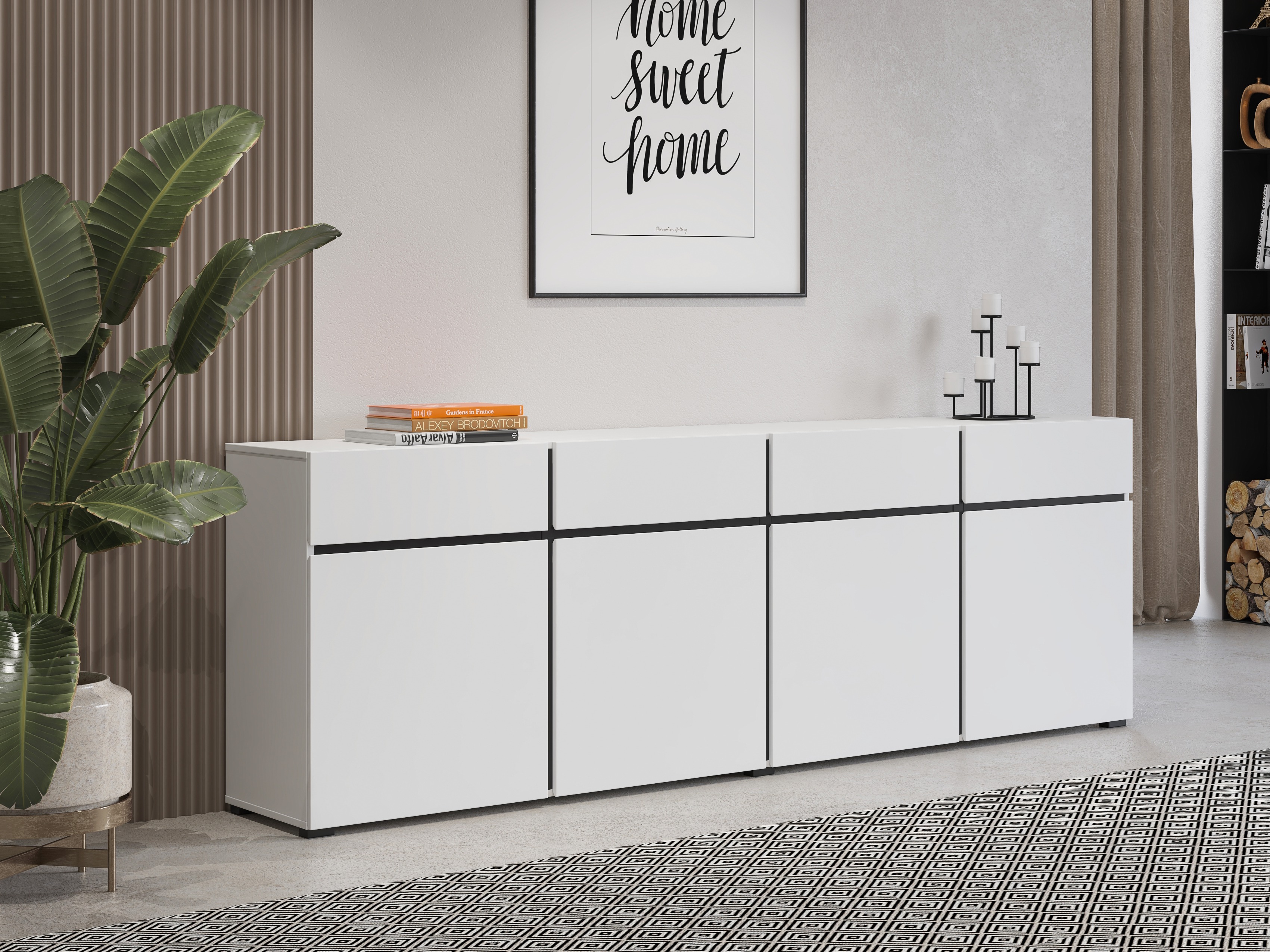 Chest of drawers Alfere 100 (White)
