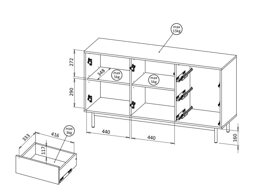 Living room set Avimera 106