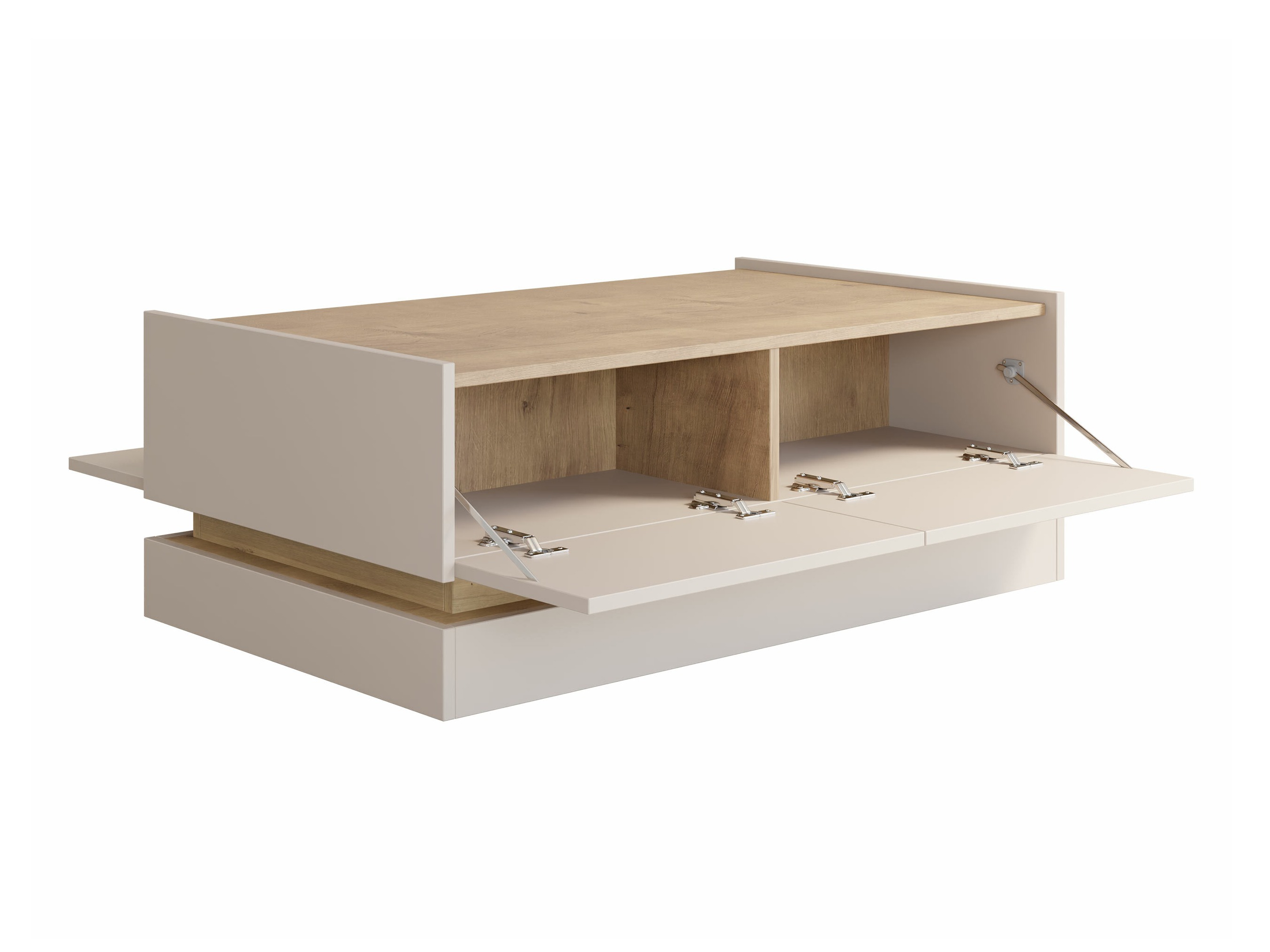 Living room set Comfivo Tilia (Black + Oak)