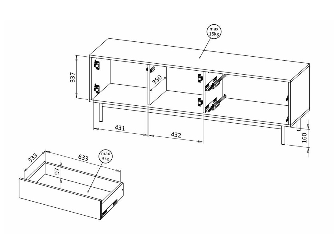 TV stand Avimera 103