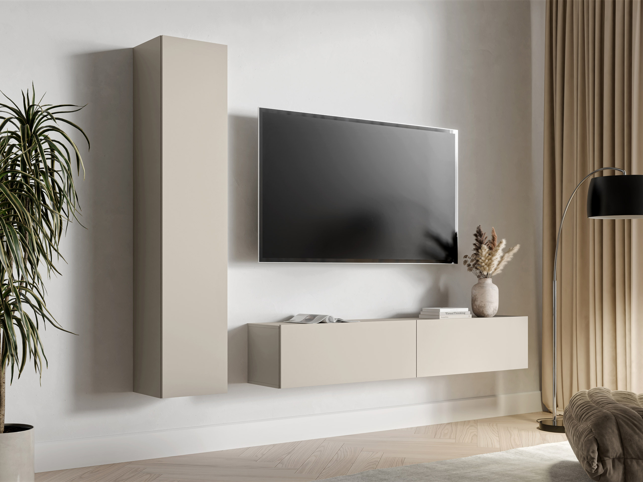 Wall shelf Donos (Cashmere)