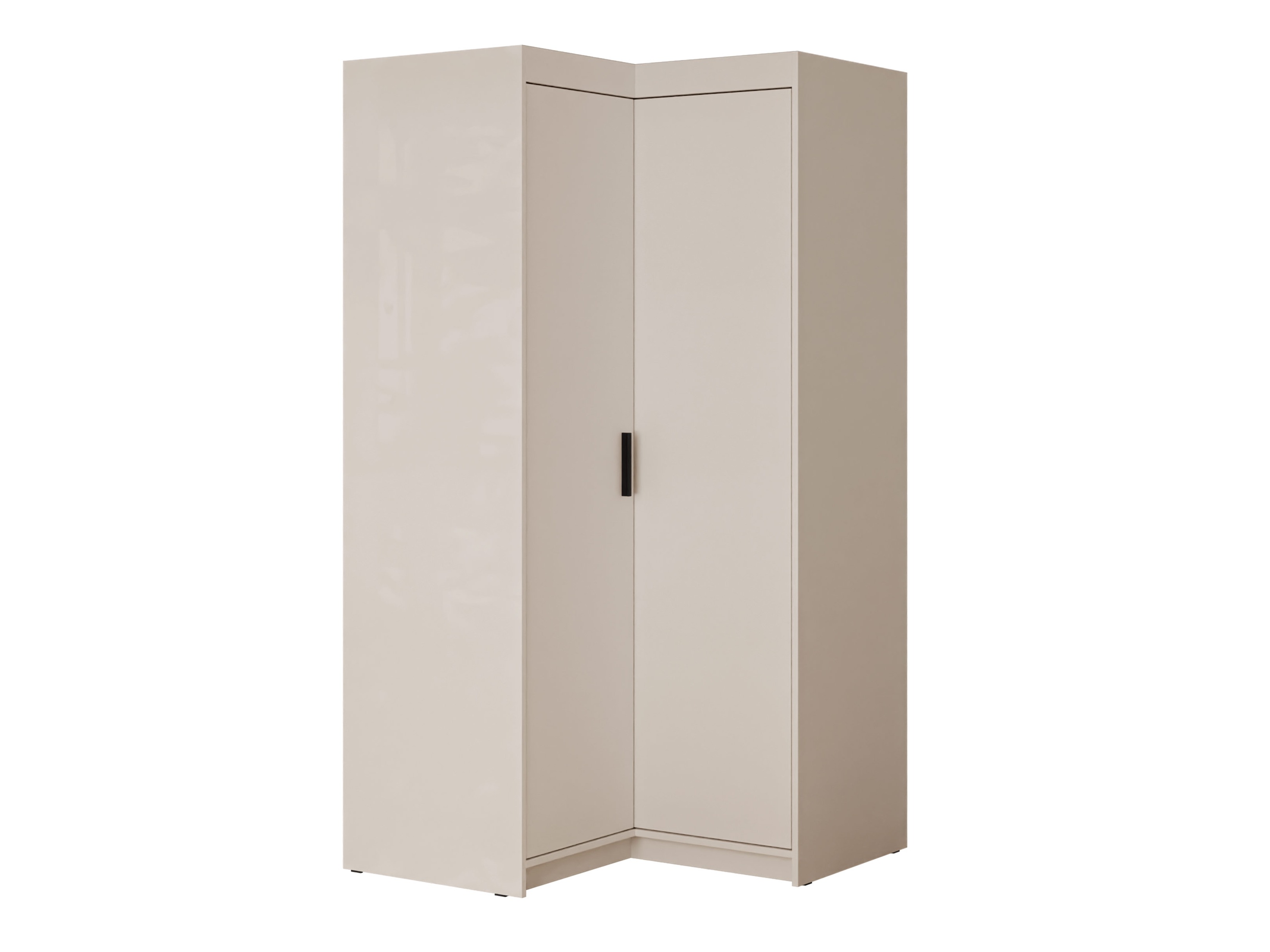 Corner wardrobe Novduni 116 (Beige)