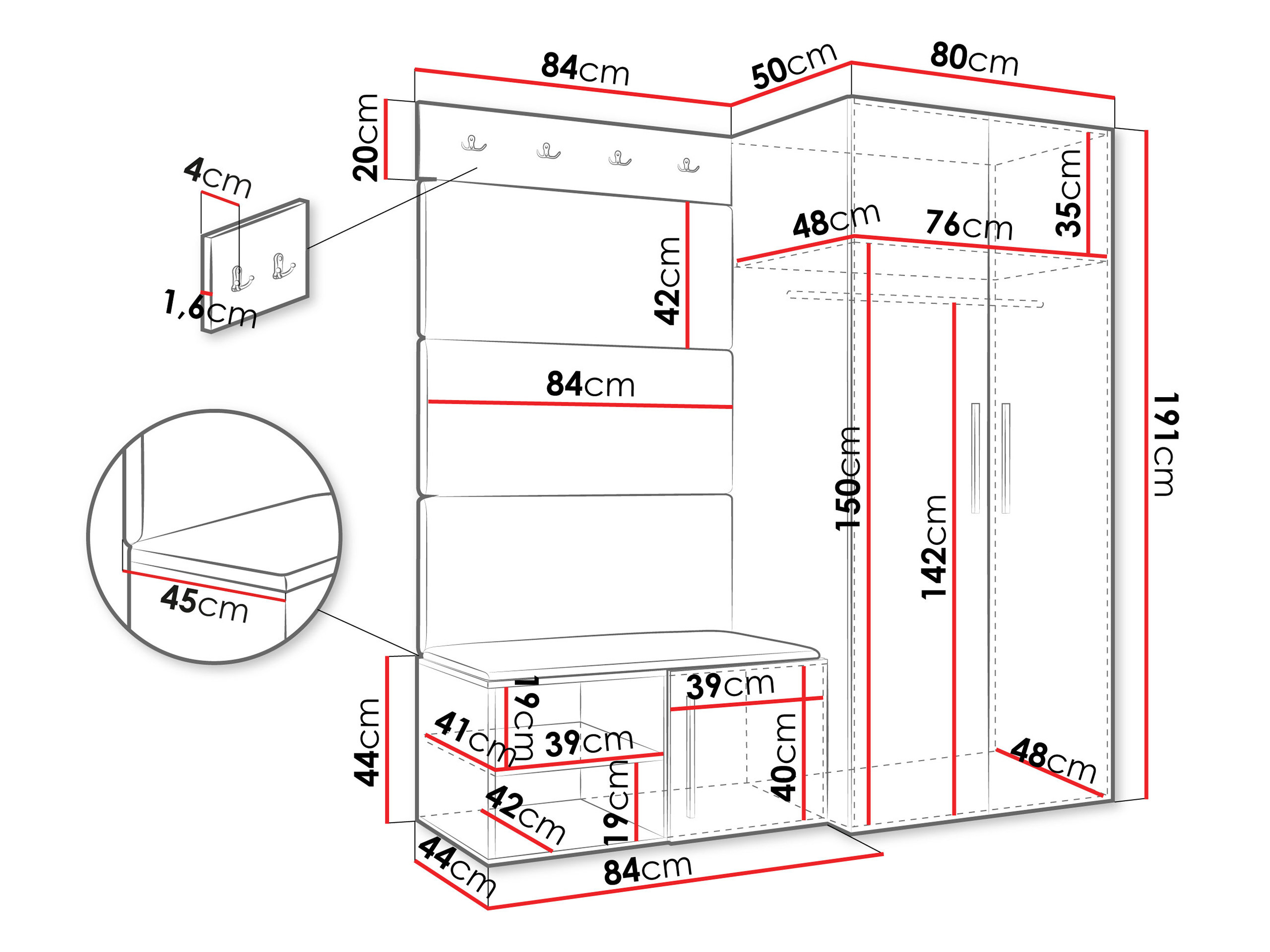 Hallway set Nitos I (Polo 894)