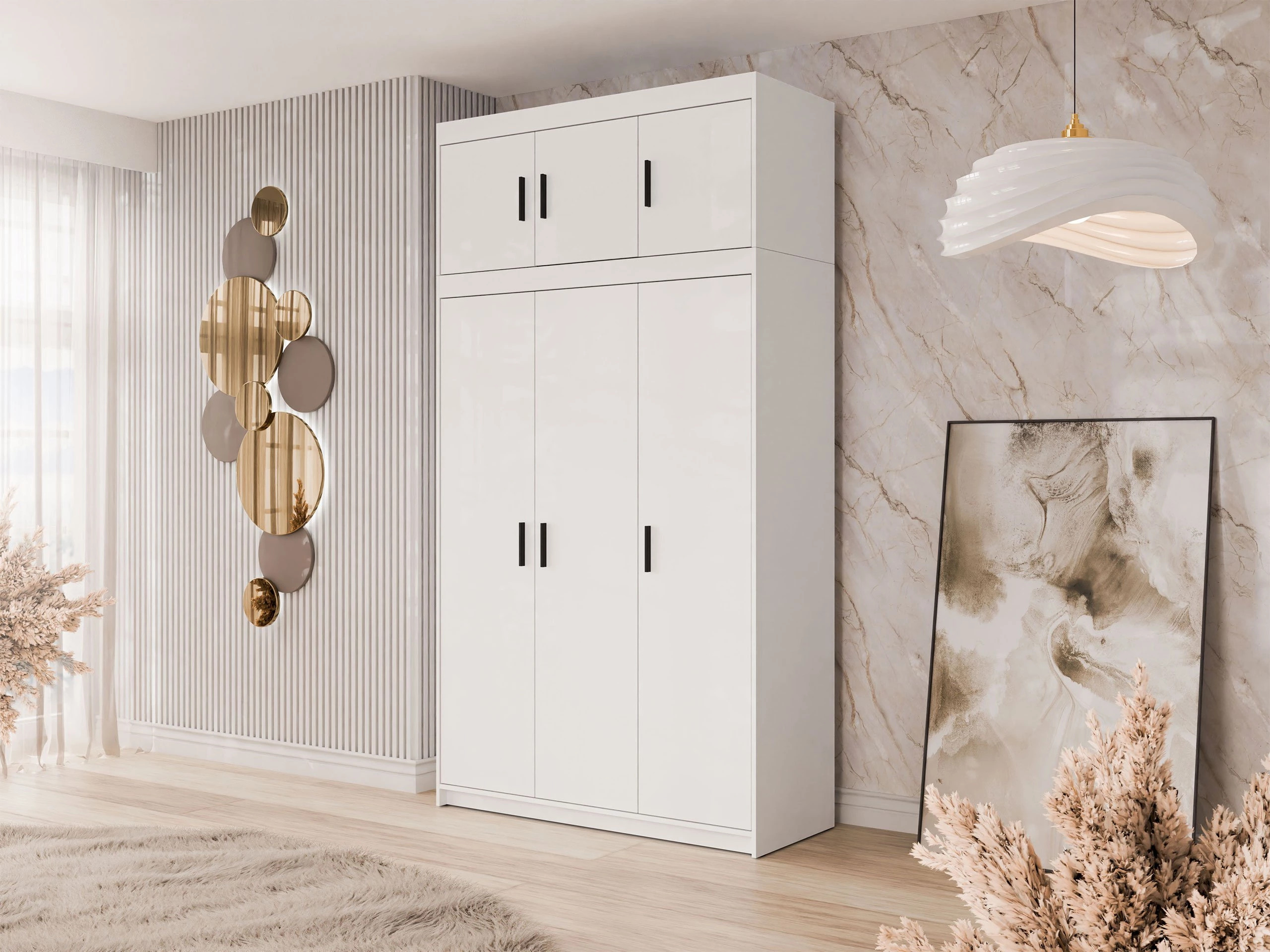 Wardrobe Novduni 104 (White)