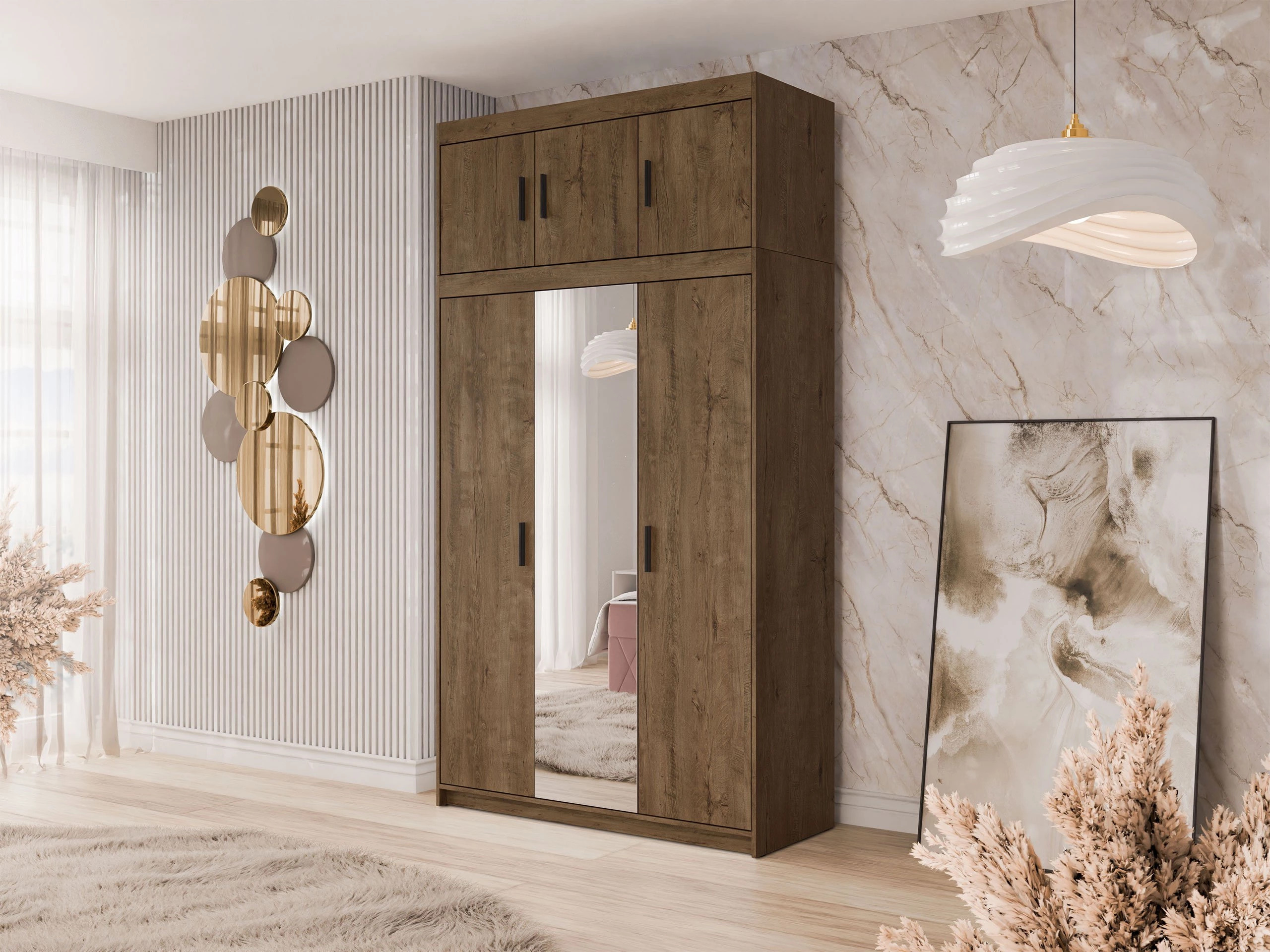 Wardrobe Novduni 105 (Lefkas oak)
