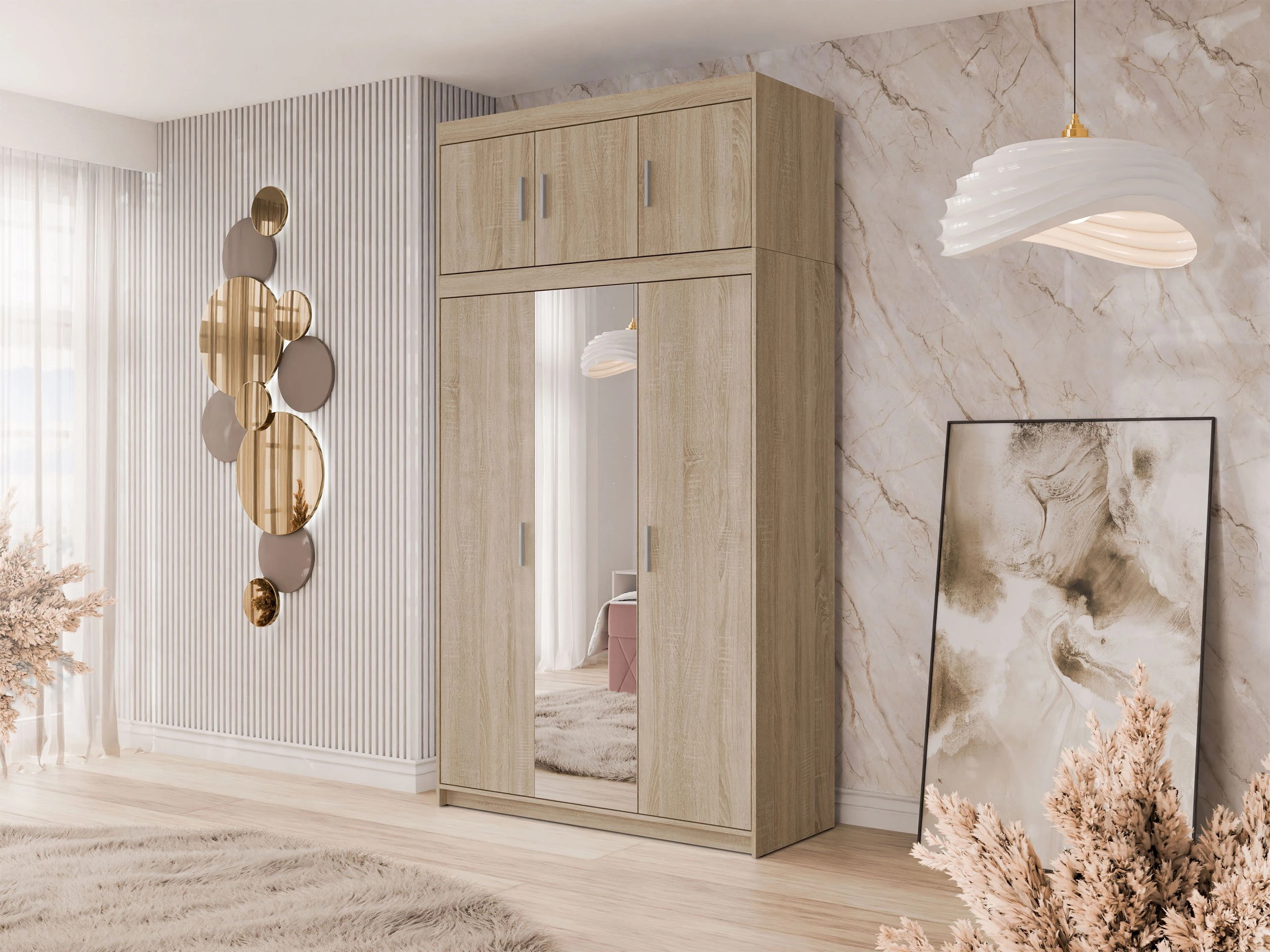 Wardrobe Novduni 105 (Sonoma oak)
