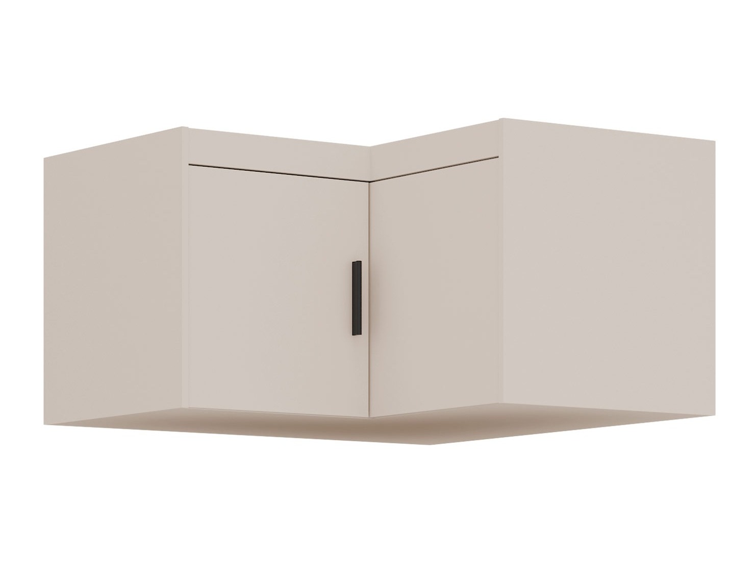Corner cabinet Novduni 118 (Beige)