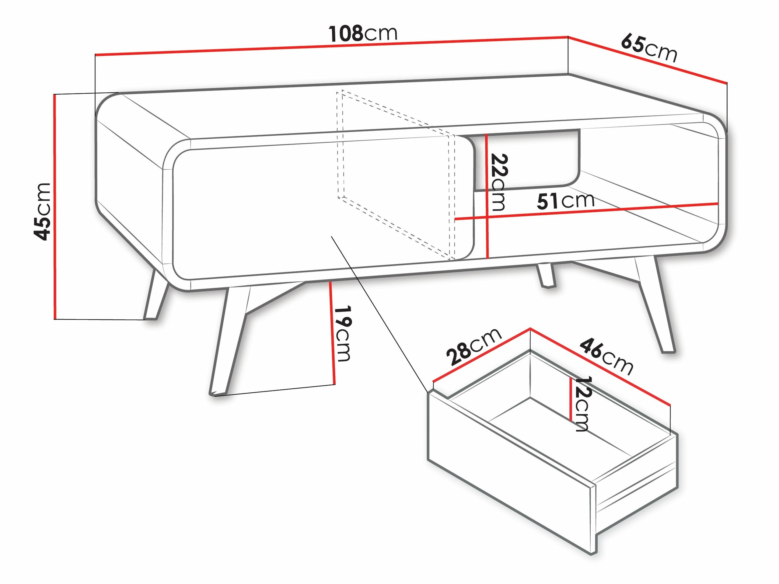Coffee table Focos