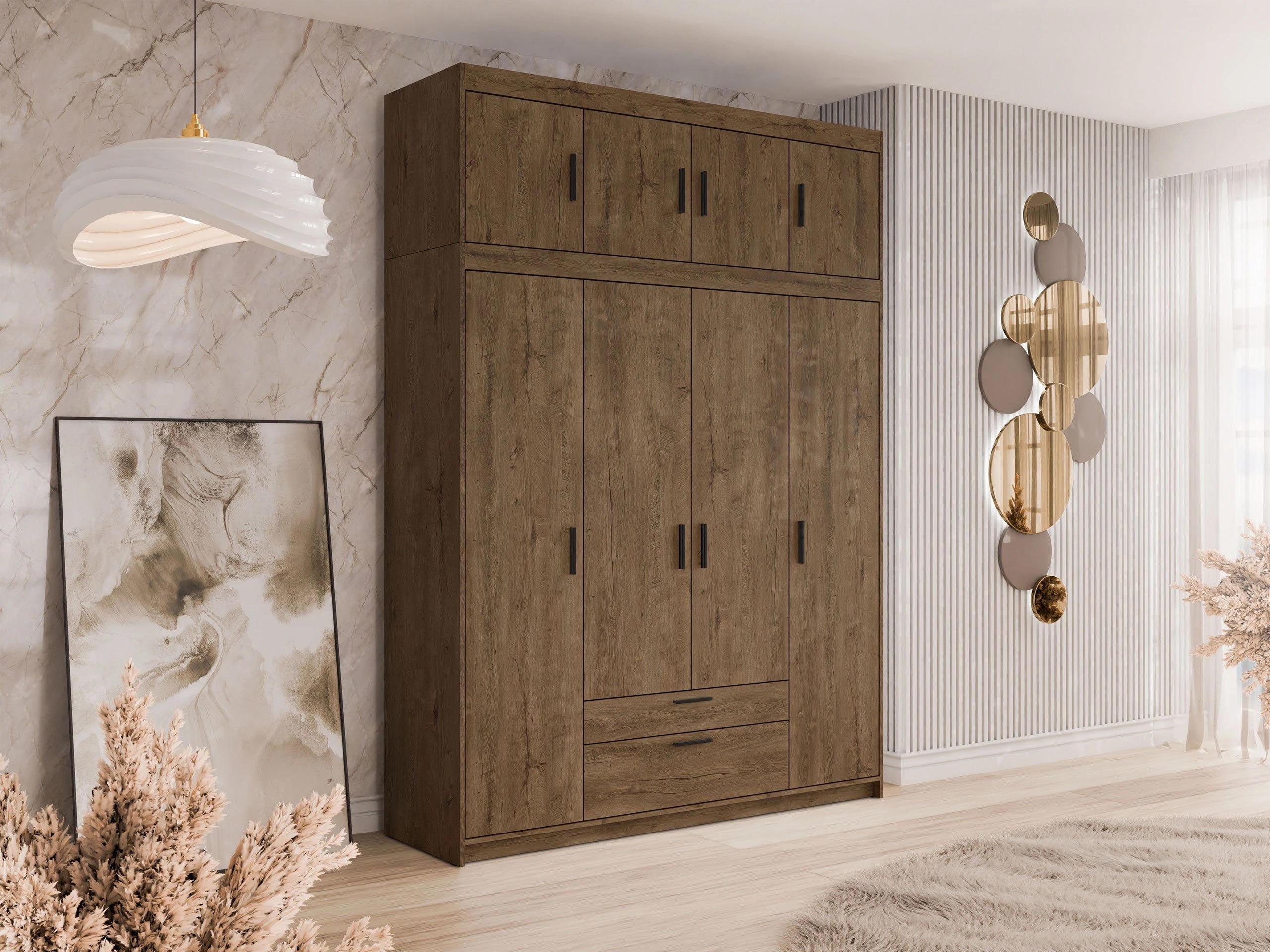 Wardrobe Novduni 106 (Lefkas oak)