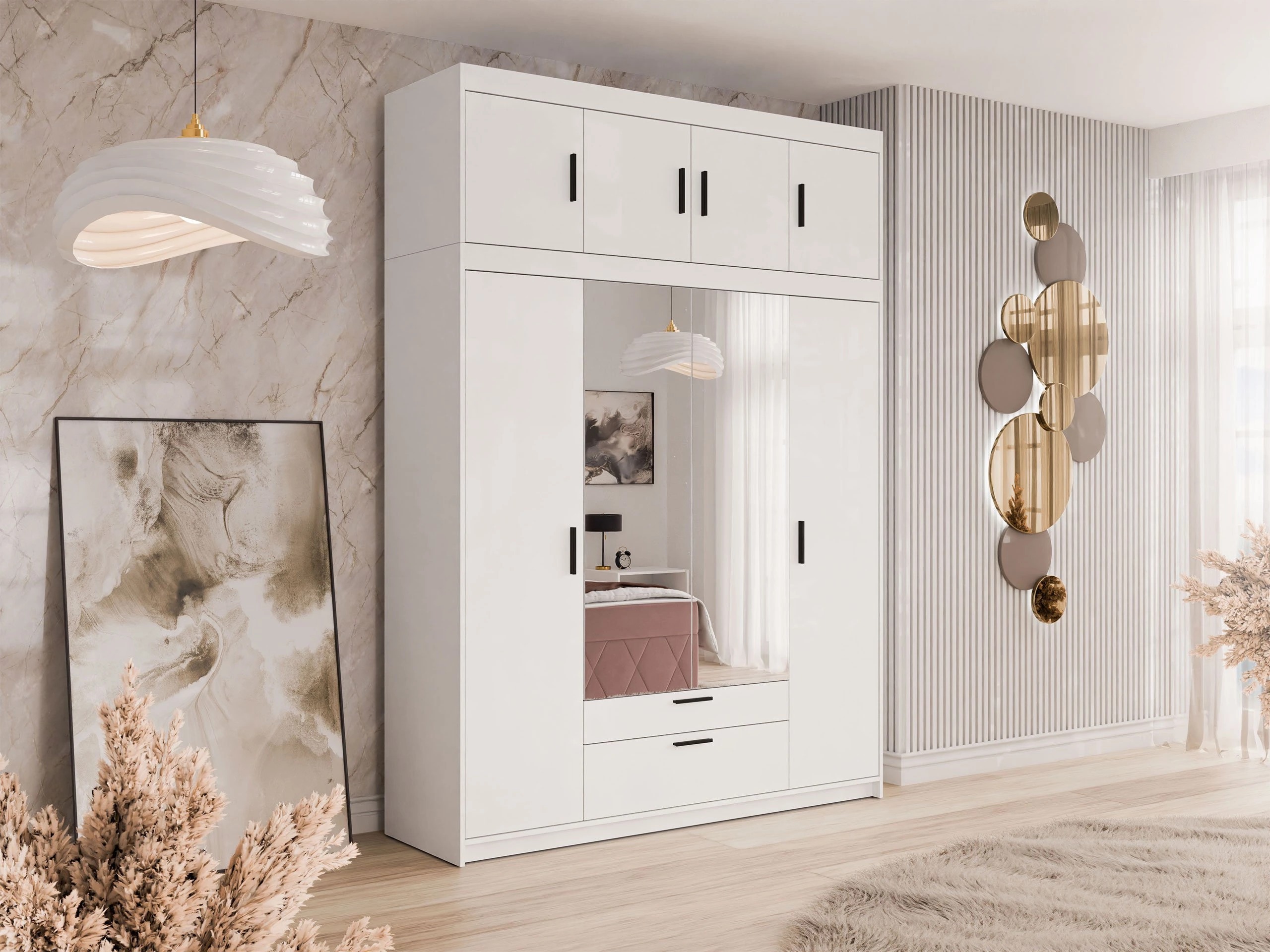 Wardrobe Novduni 109 (White)