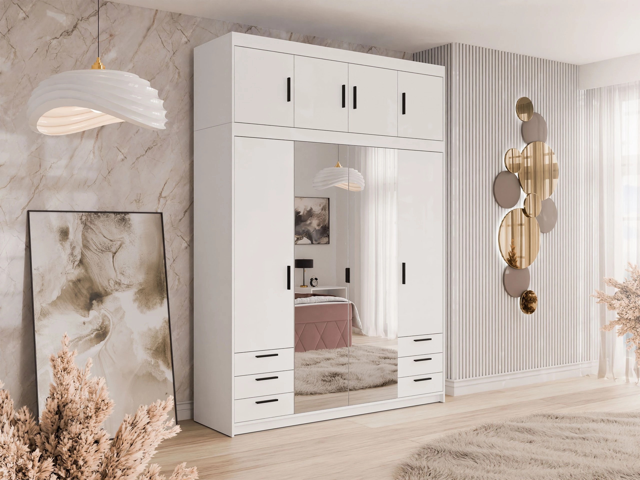 Wardrobe Novduni 120 (White)