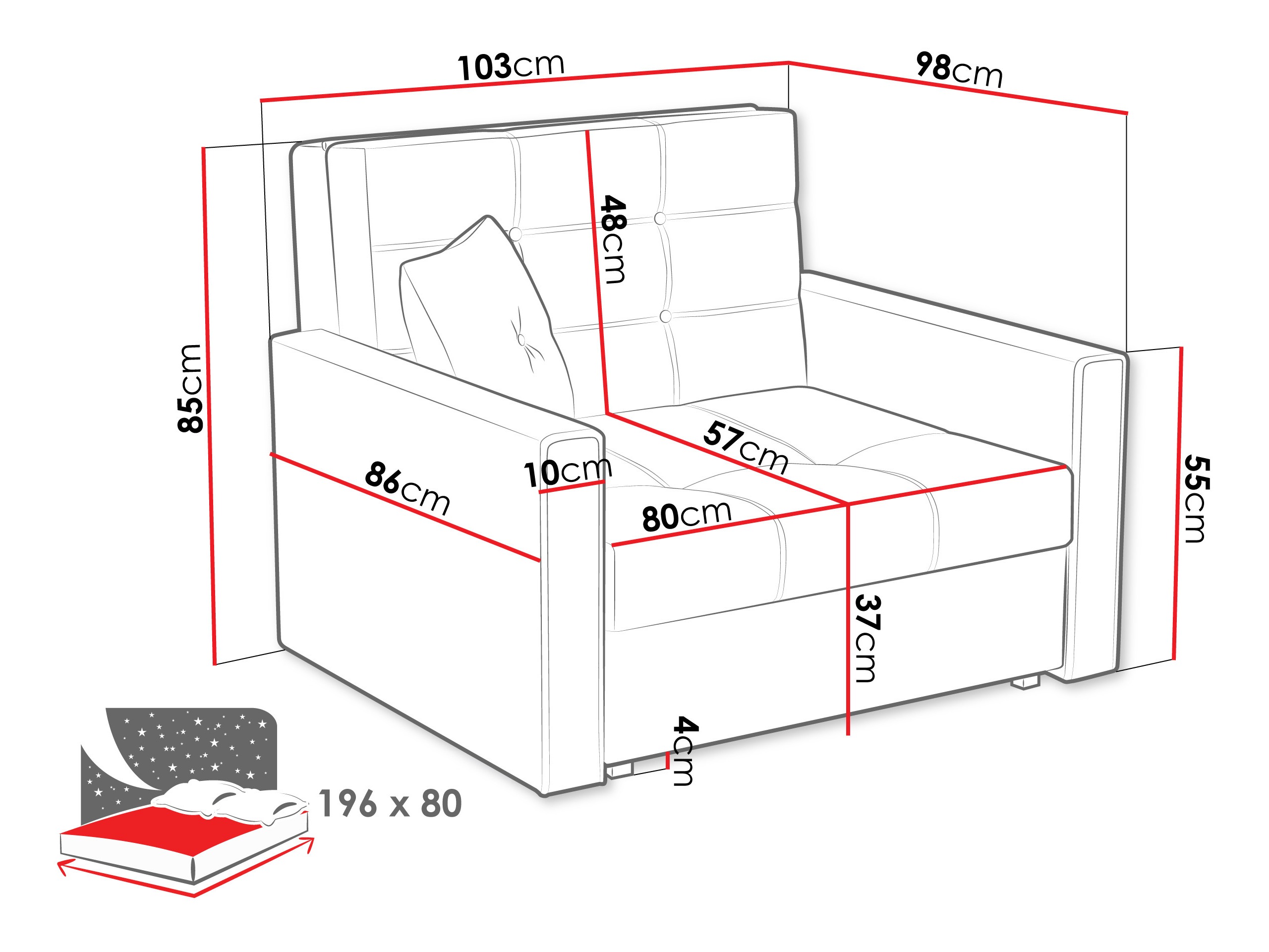 Armchair Seruna I (Nazar 225.01)