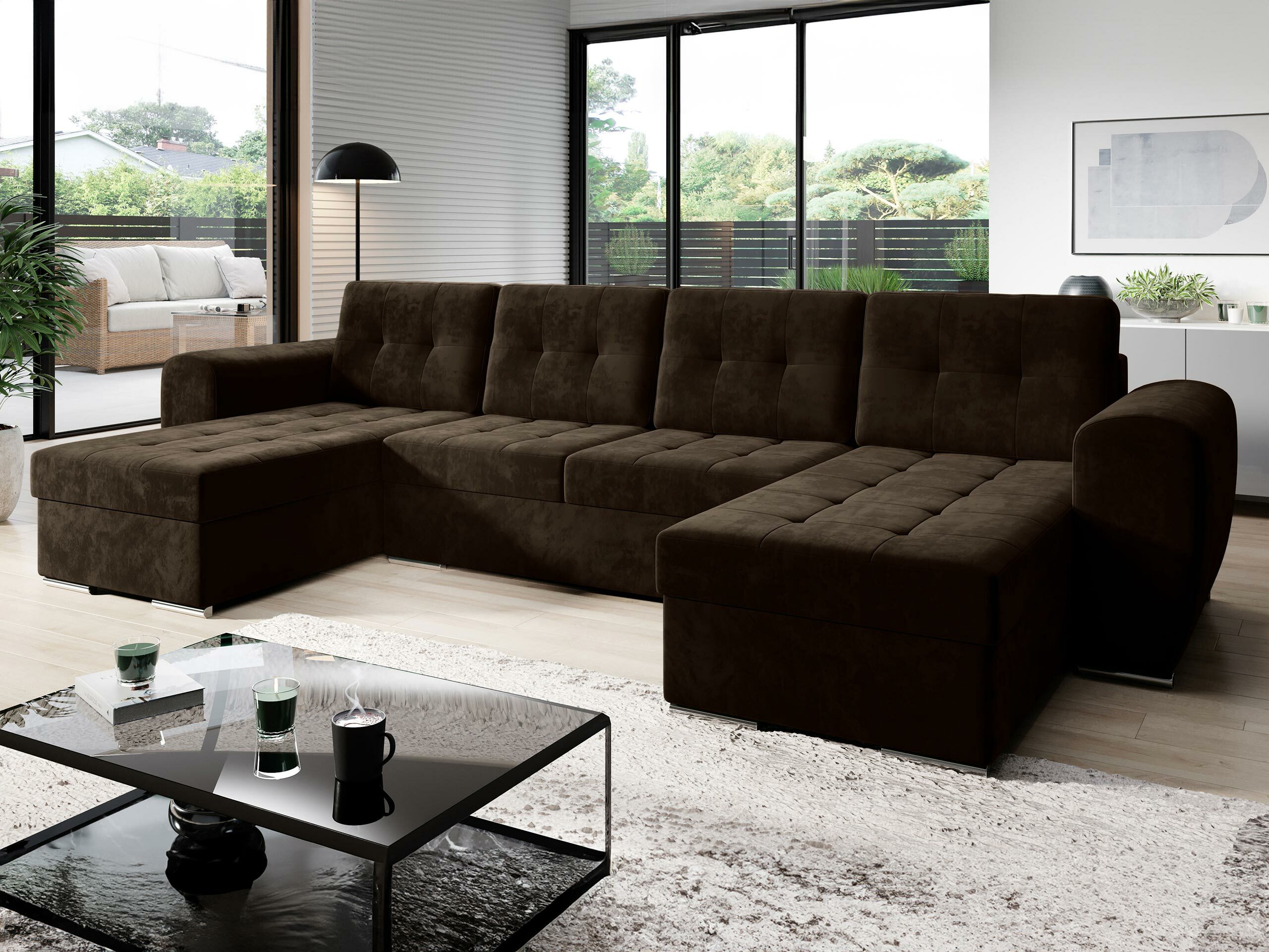 Corner sofa Arvada 117 (Monolith 29)