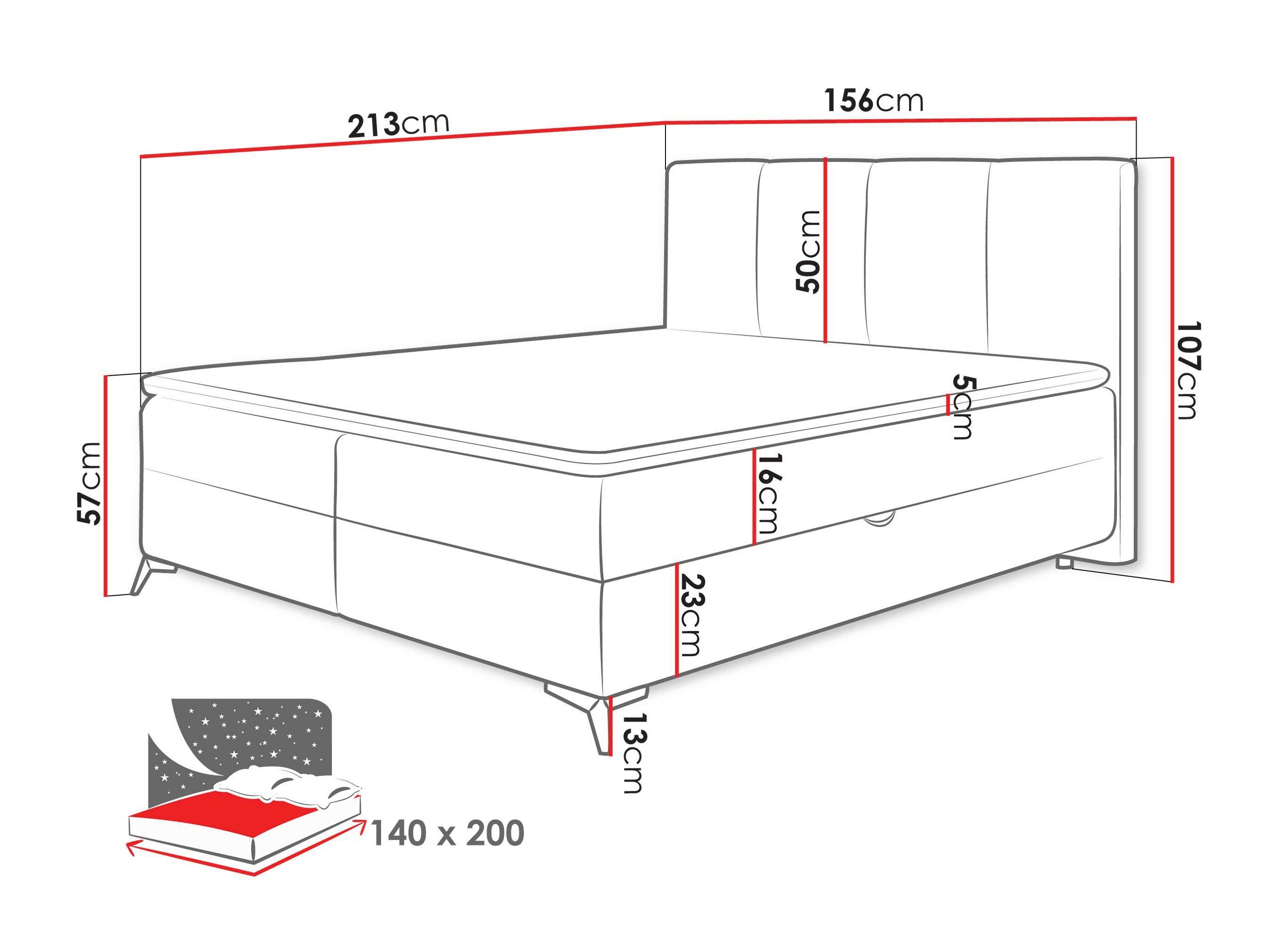 Continental bed Viter (Vibe 06)