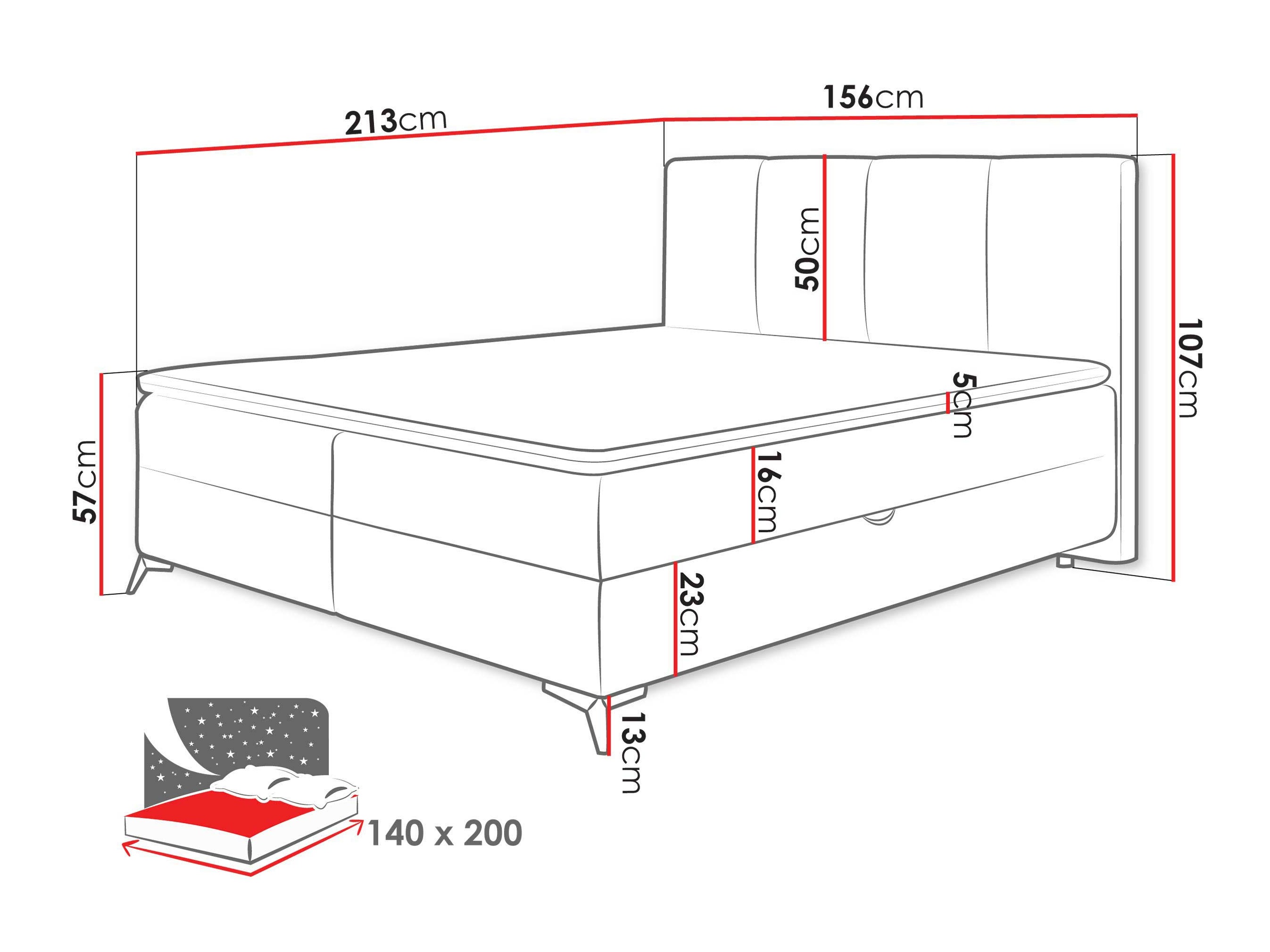 Continental bed Viter (Vibe 95)