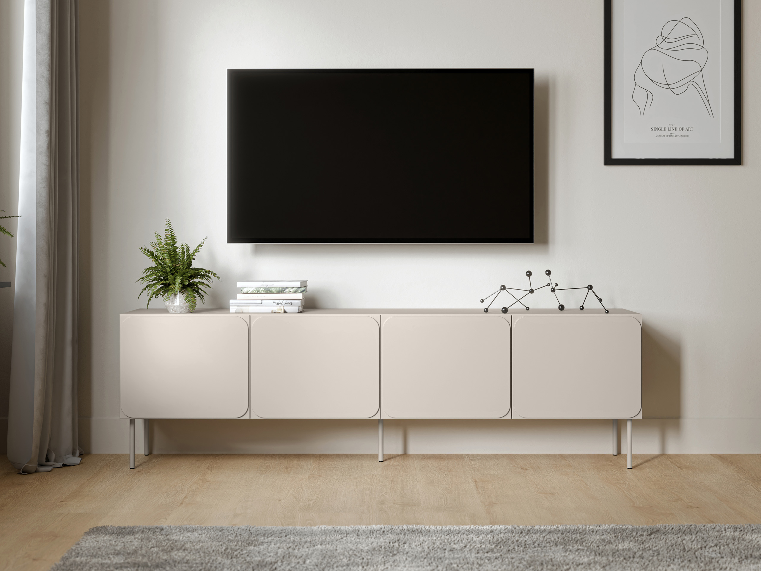 TV stand Fentore 101 (Cashmere)