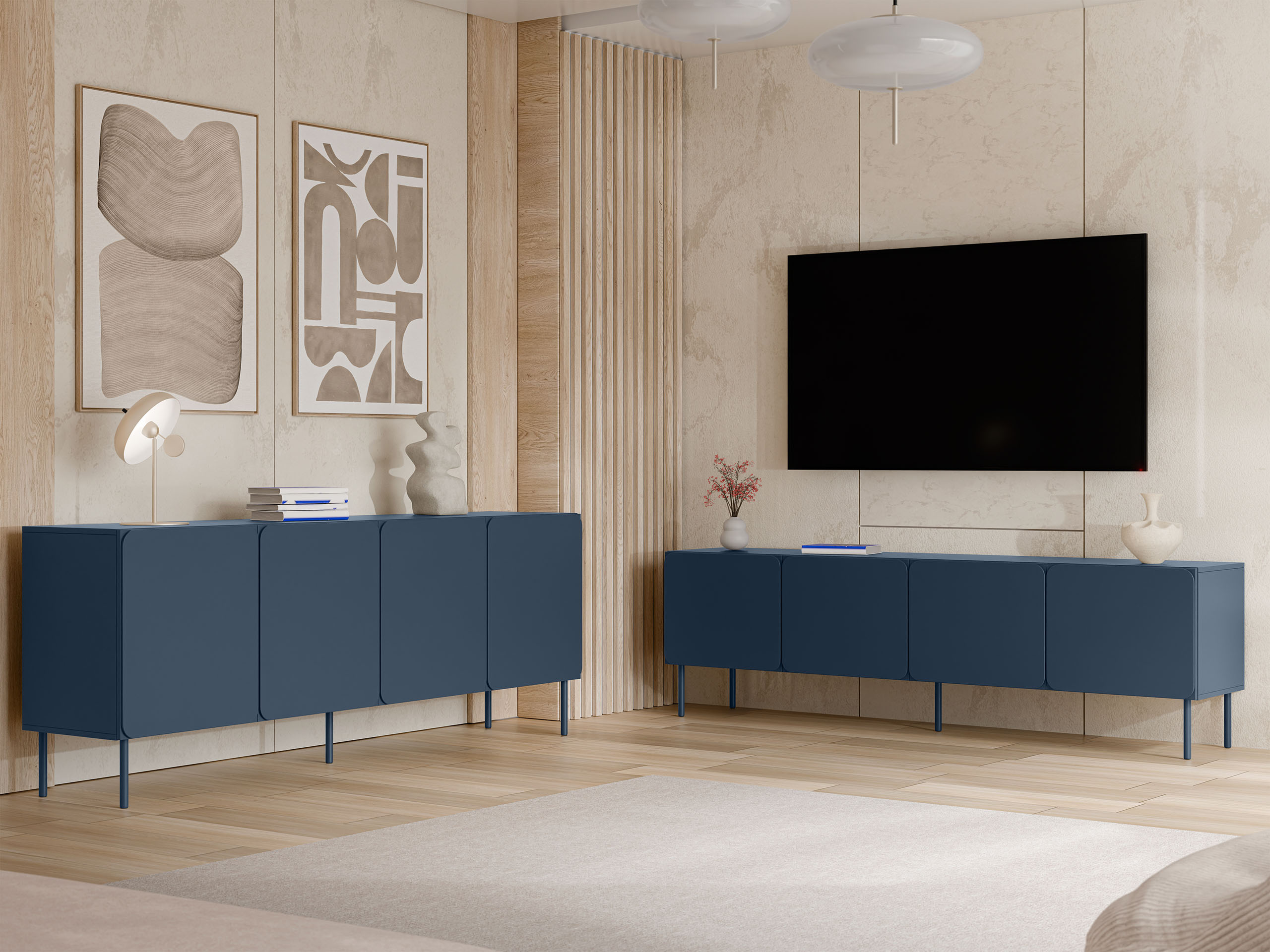 Living room set Fentore 103 (Indigo)