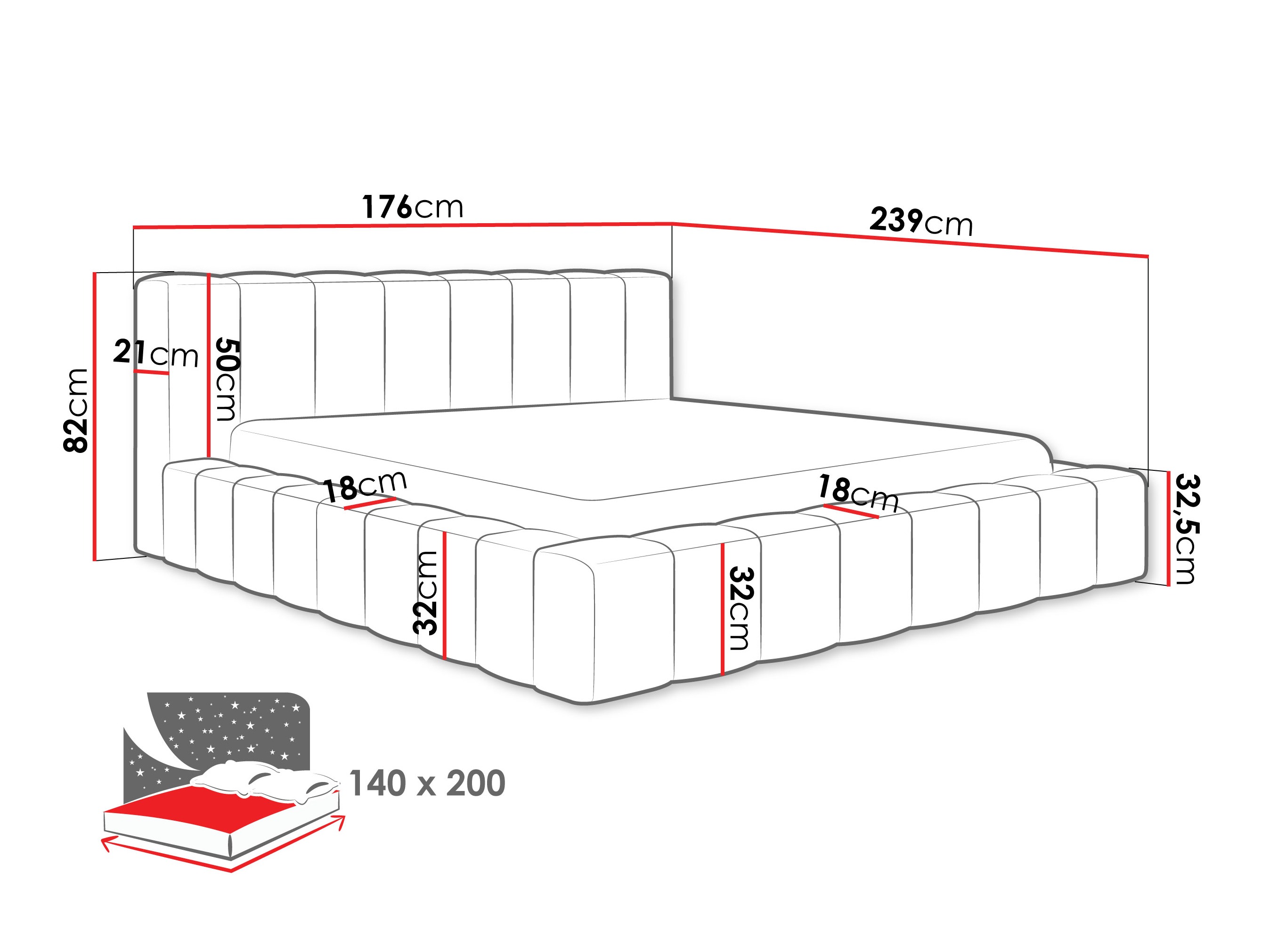 Bed Hesperia 125 (Paros 02)