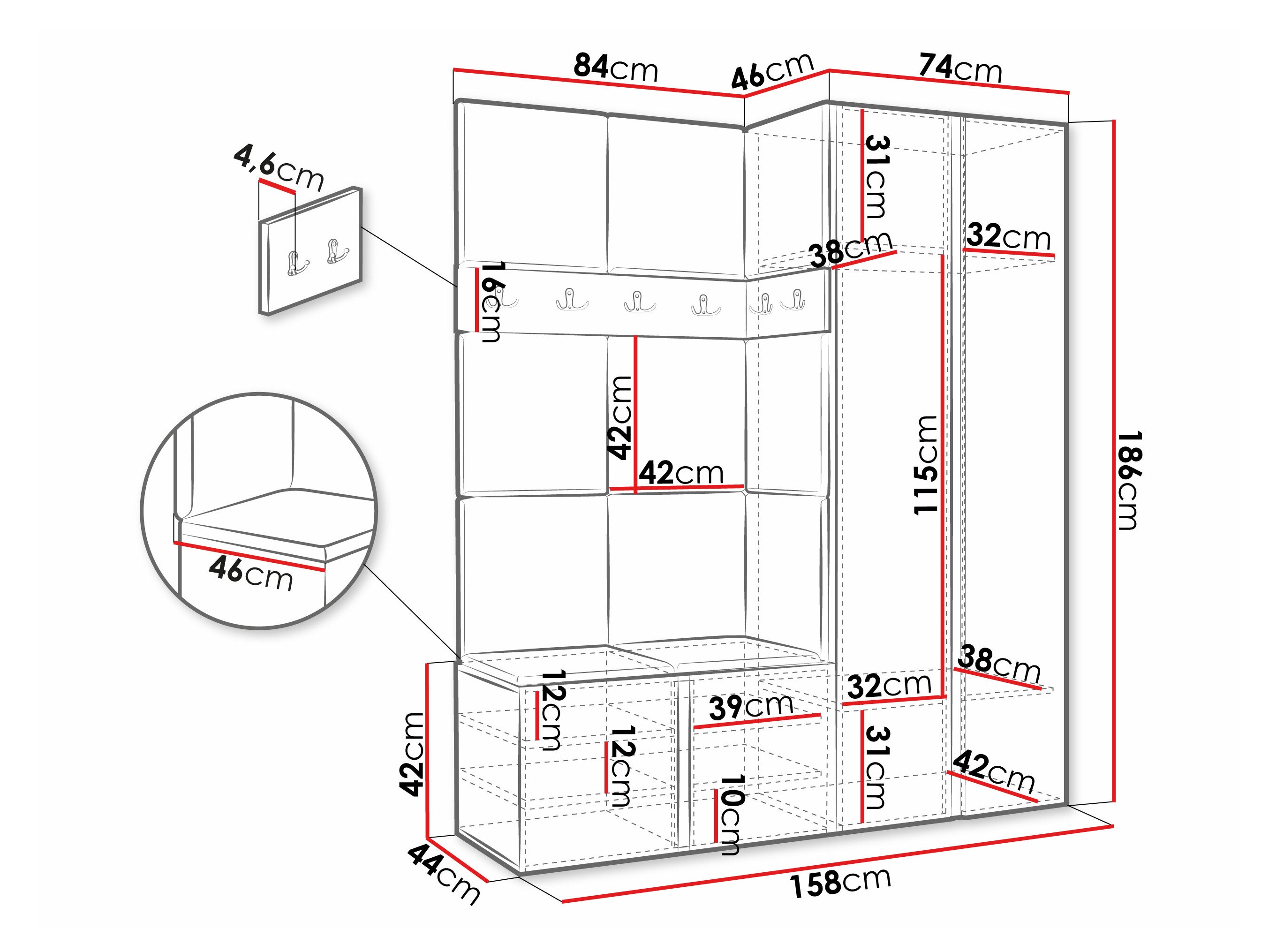 Hallway set Pinis III (Polo 894)