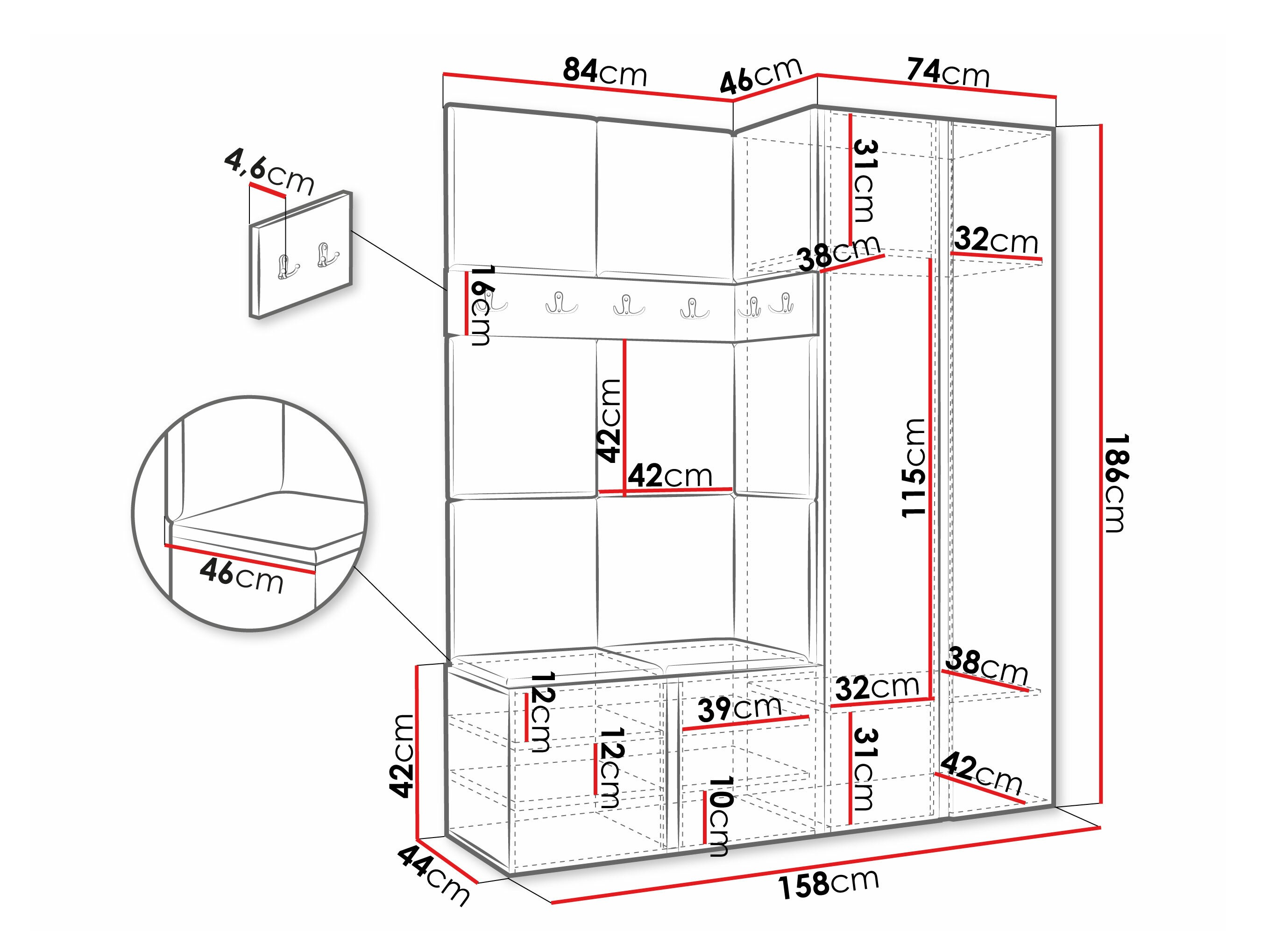 Hallway set Pinis III (Polo 894)