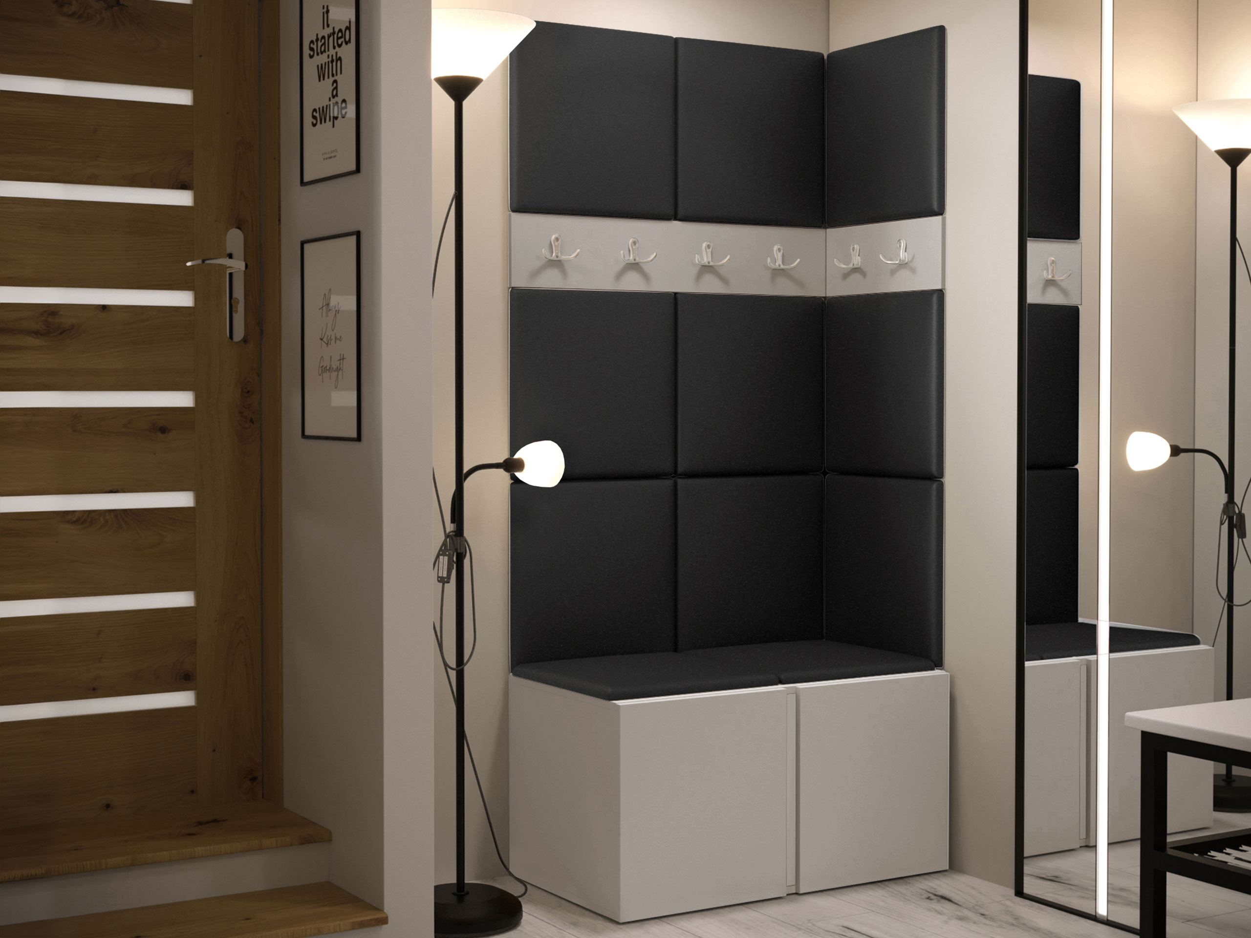 Hallway set Pinis I (Eco-leather Soft 011)