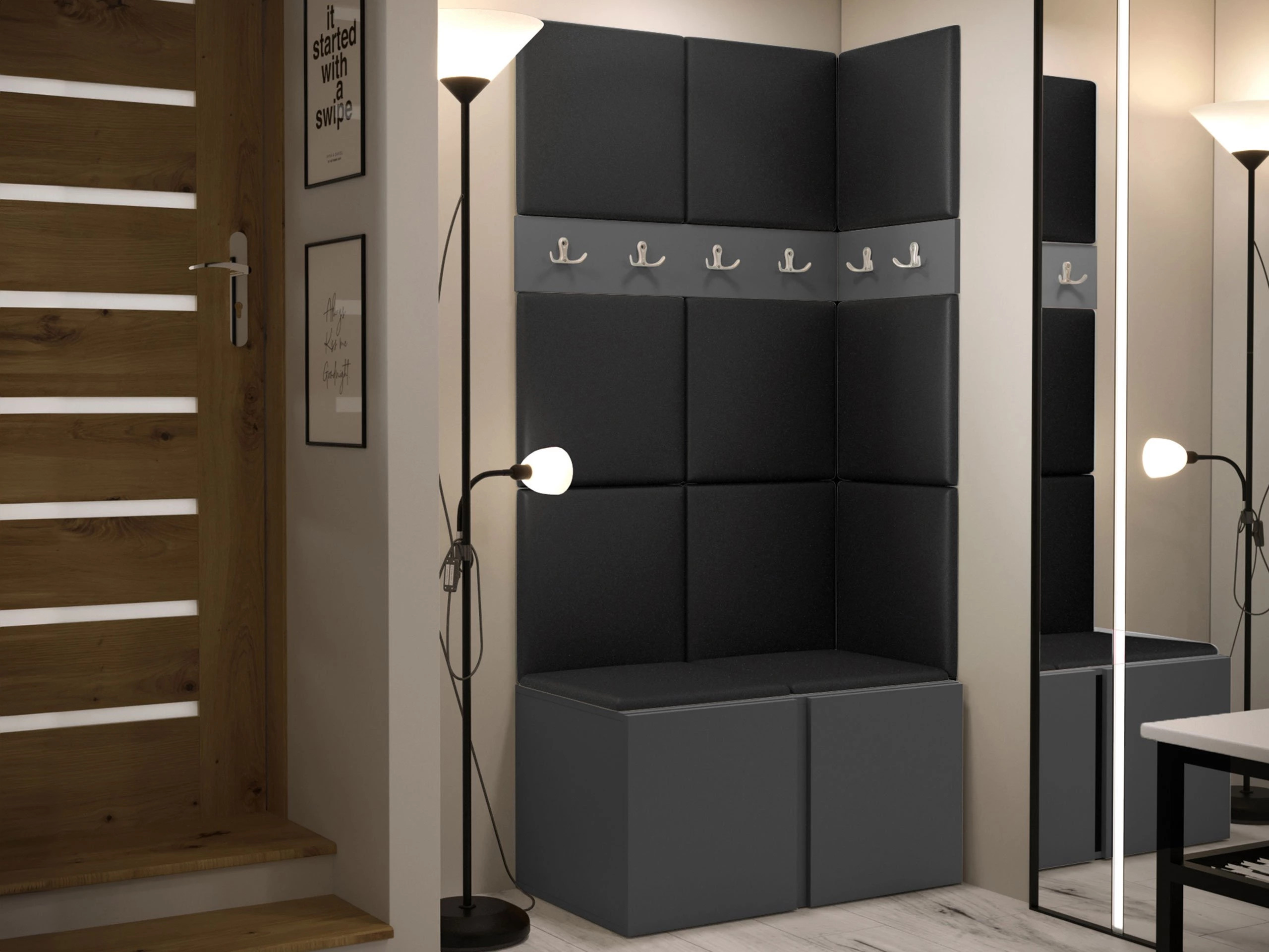 Hallway set Pinis I (Eco-leather Soft 011)