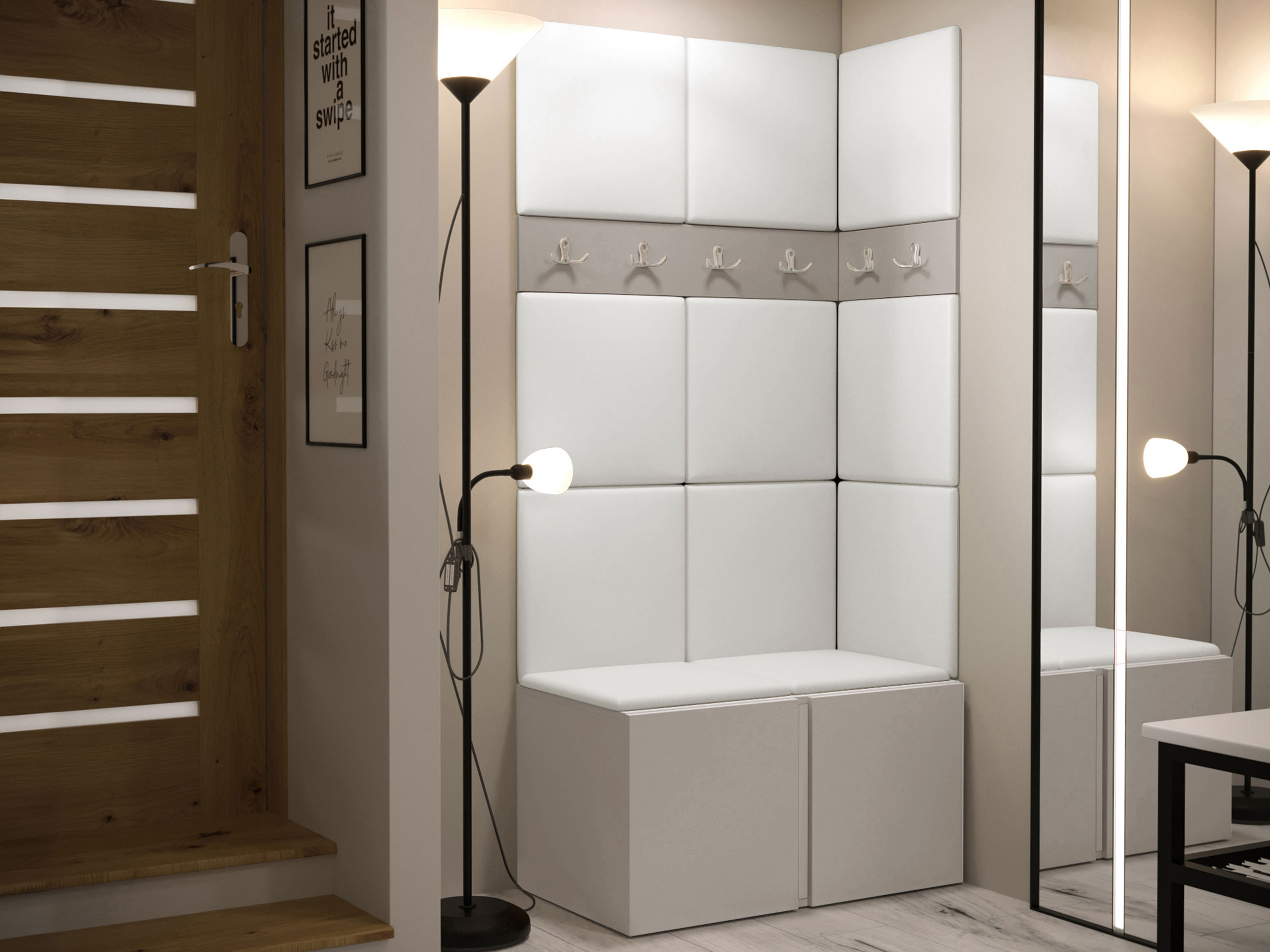Hallway set Pinis I (Eco-leather Soft 017)
